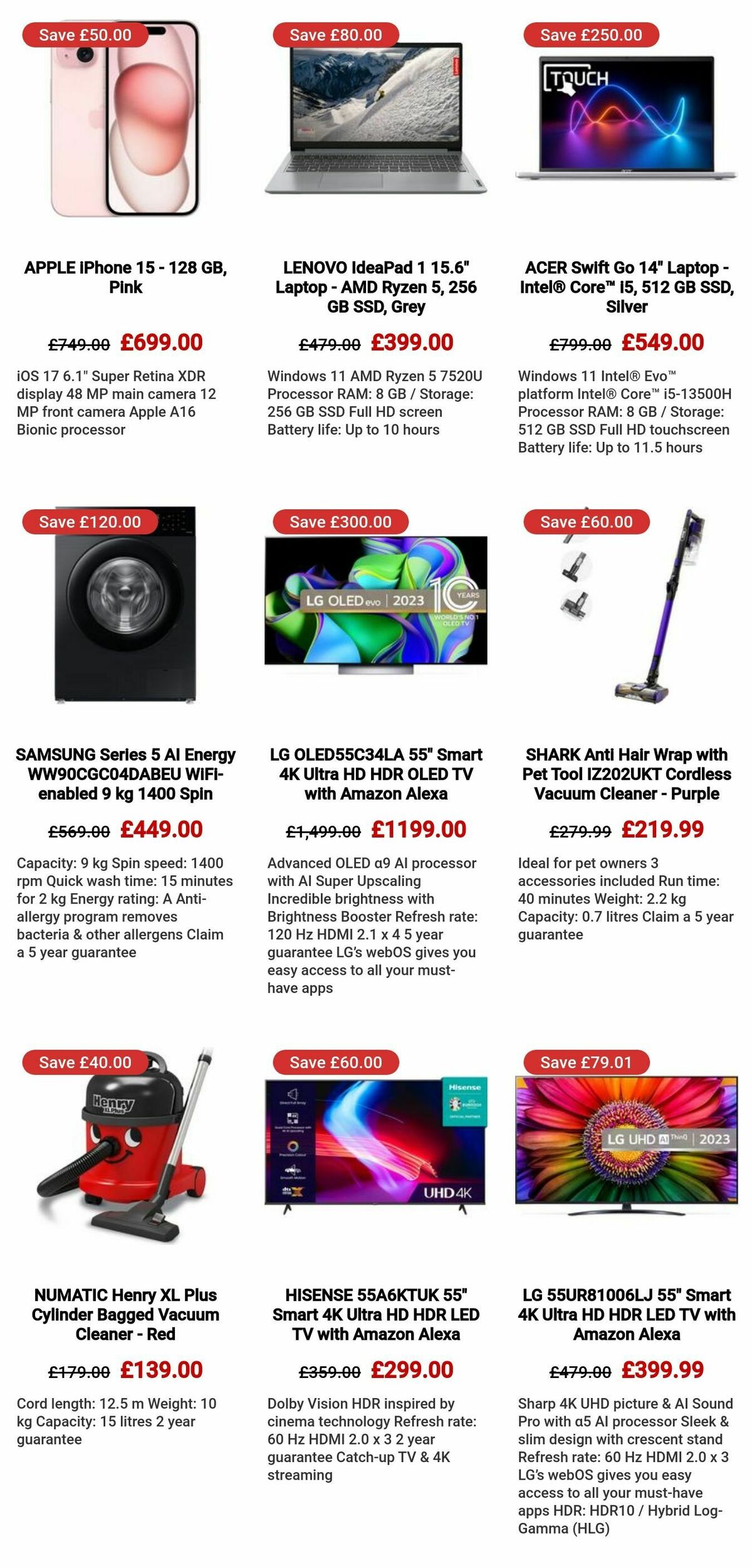 Currys Offers from 25 April