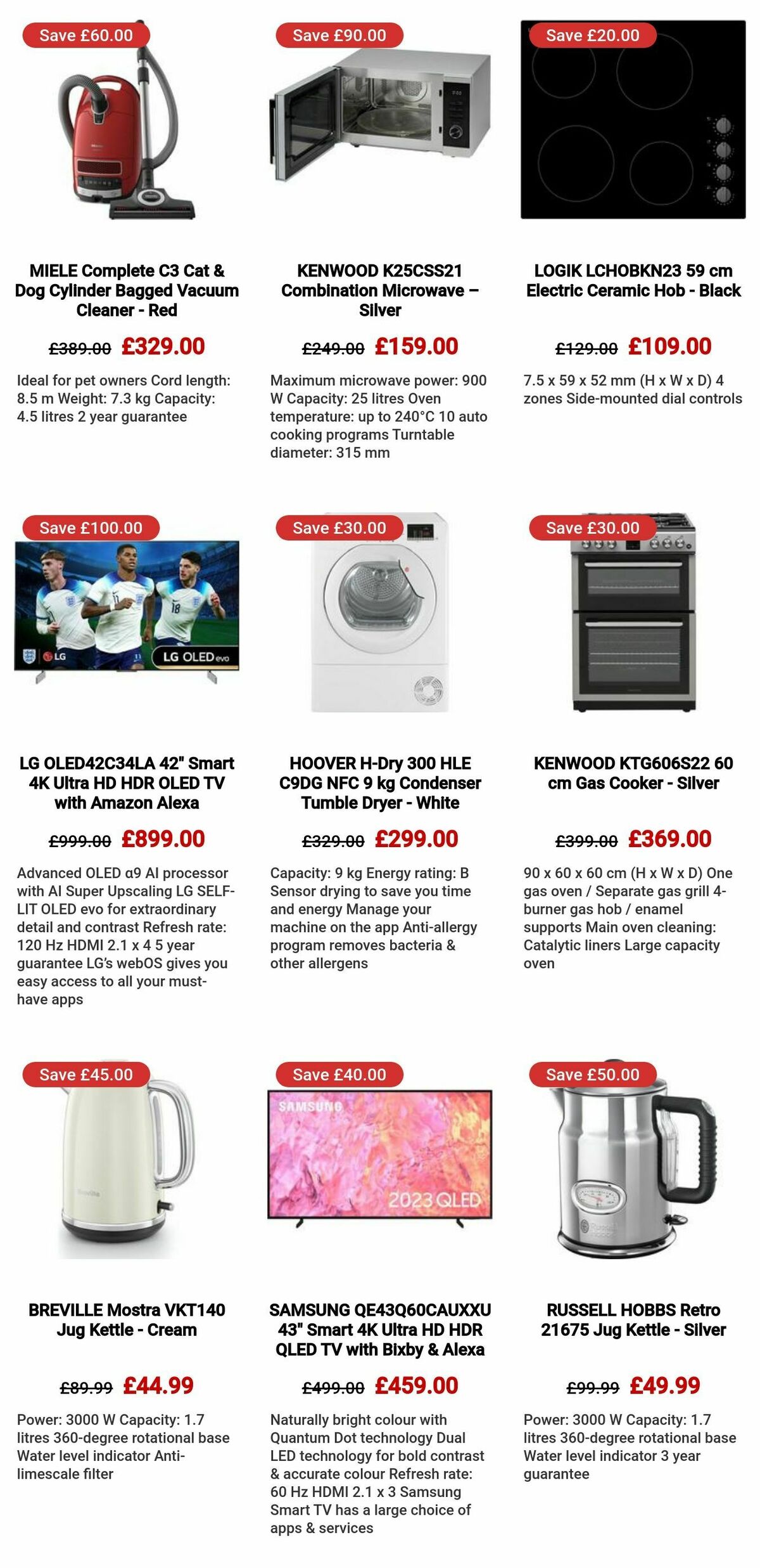 Currys Offers from 23 May