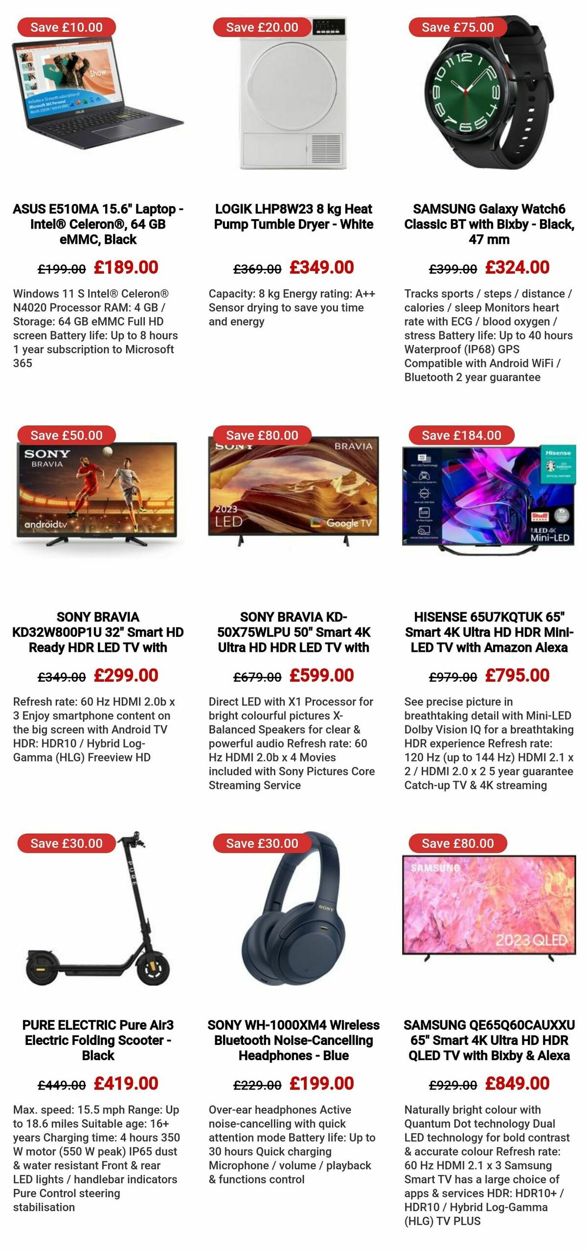 Currys Offers from 23 May