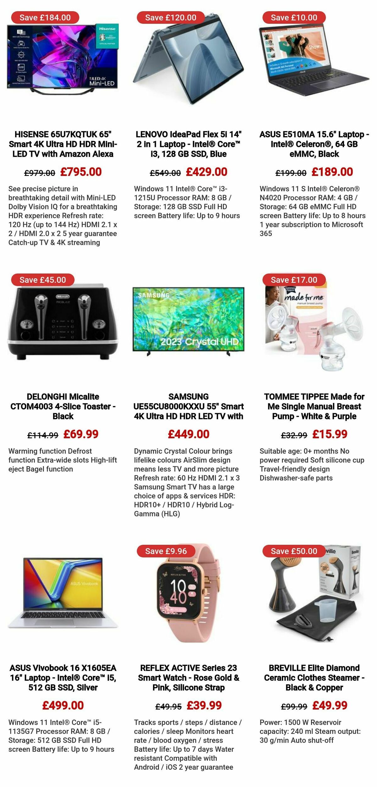 Currys Offers from 4 July
