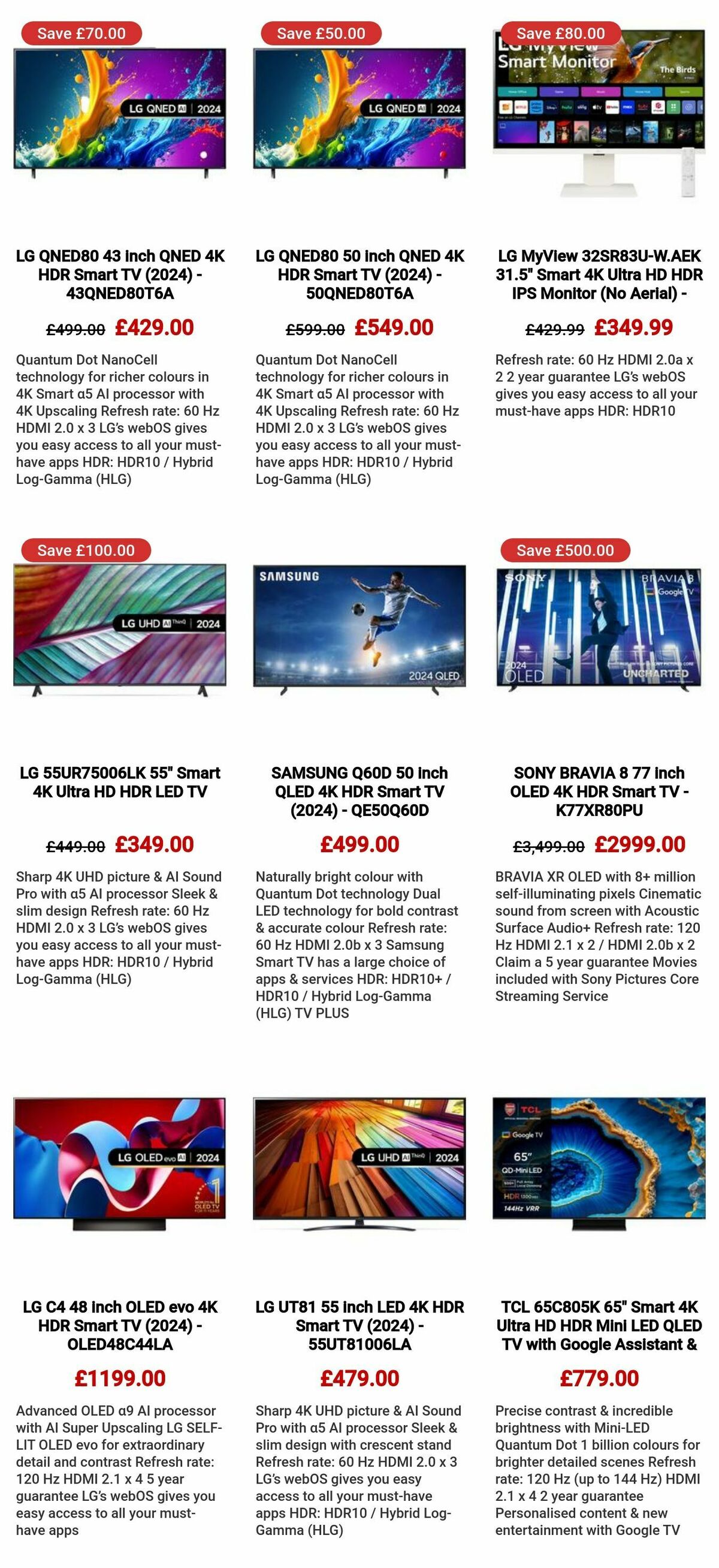 Currys Offers from 5 December