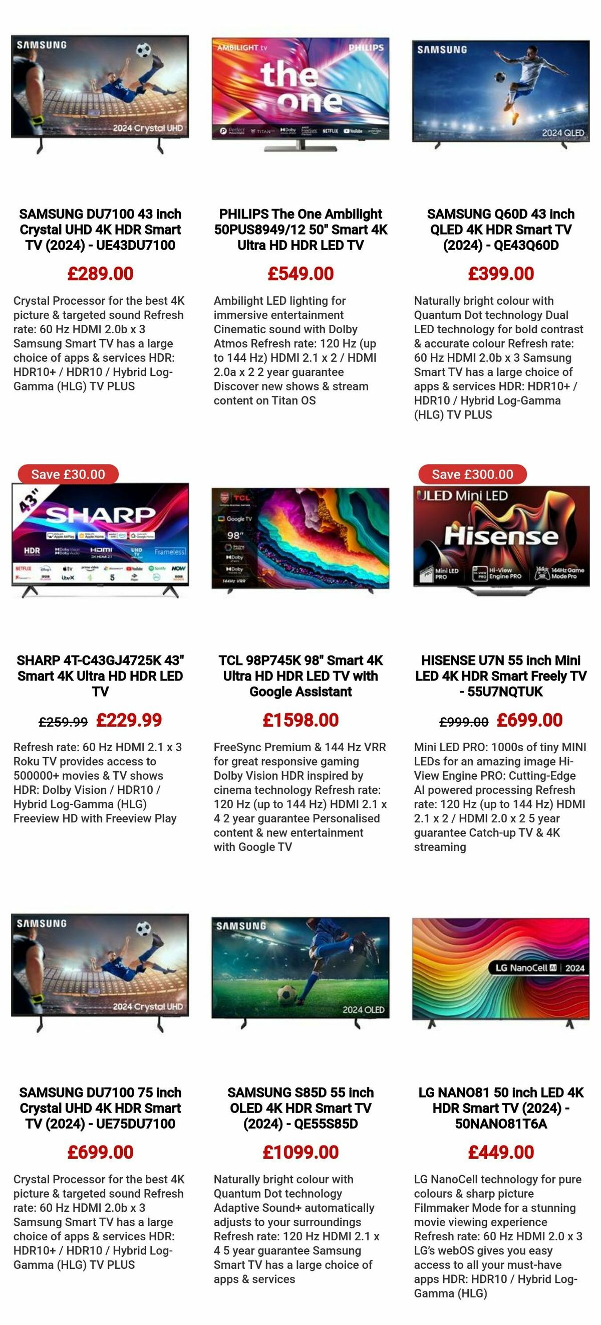 Currys Offers from 5 December