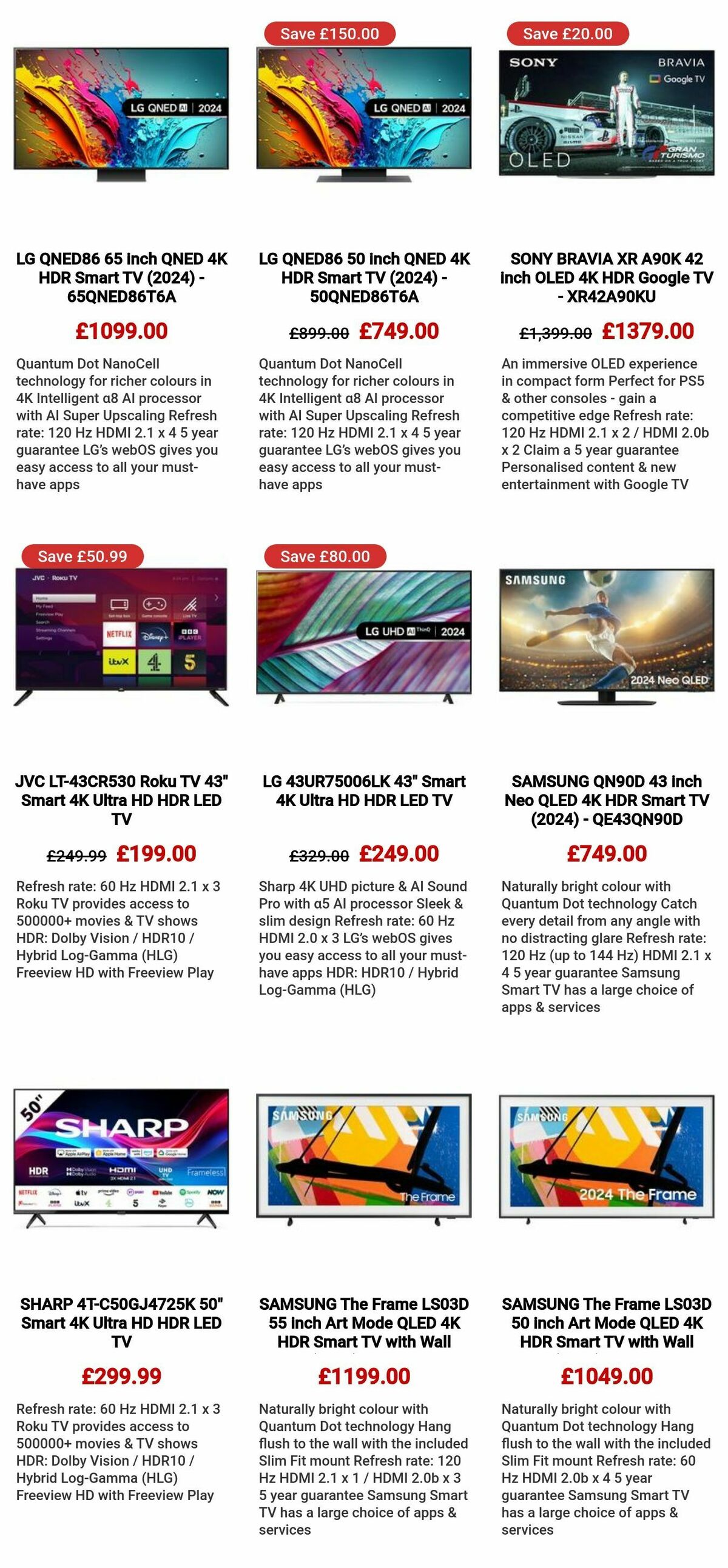 Currys Offers from 5 December
