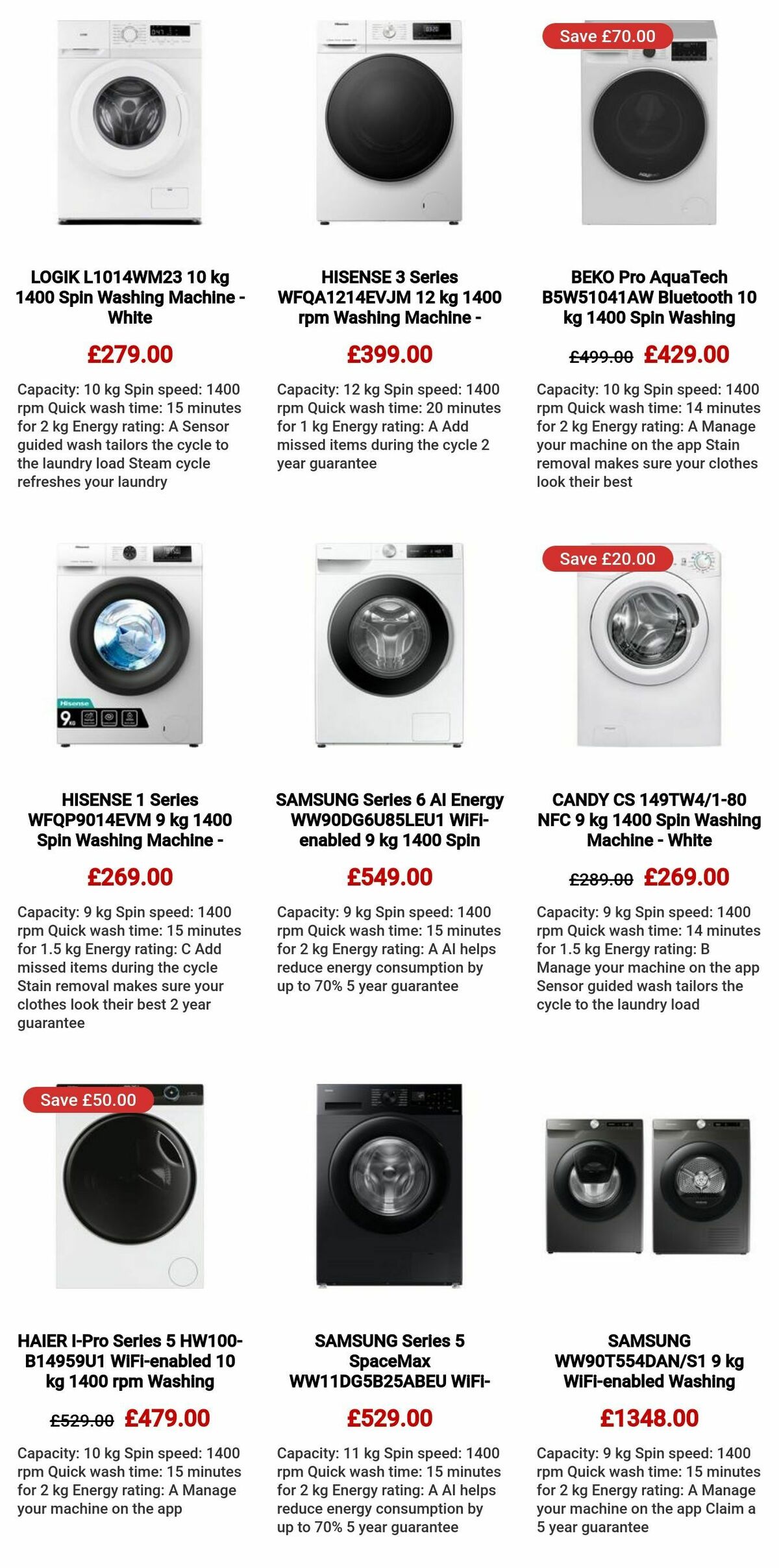 Currys Offers from 5 December