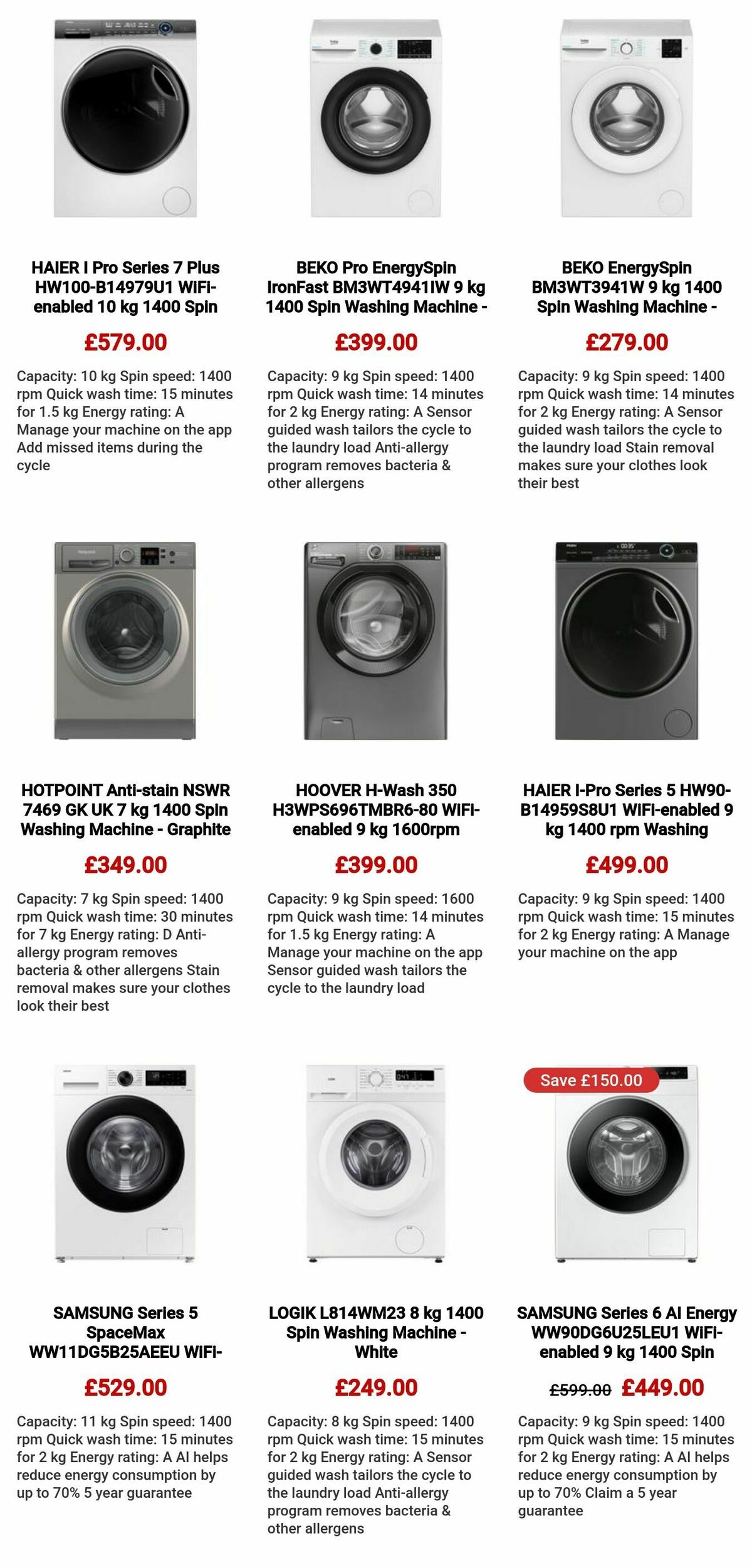 Currys Offers from 5 December