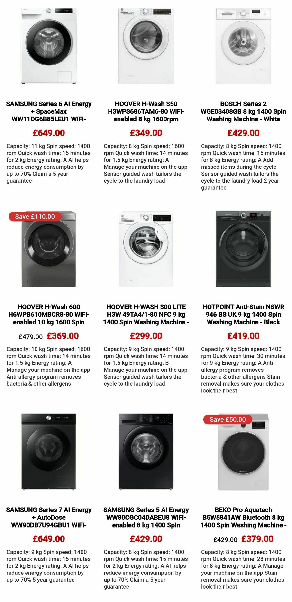 Currys Offers from 5 December