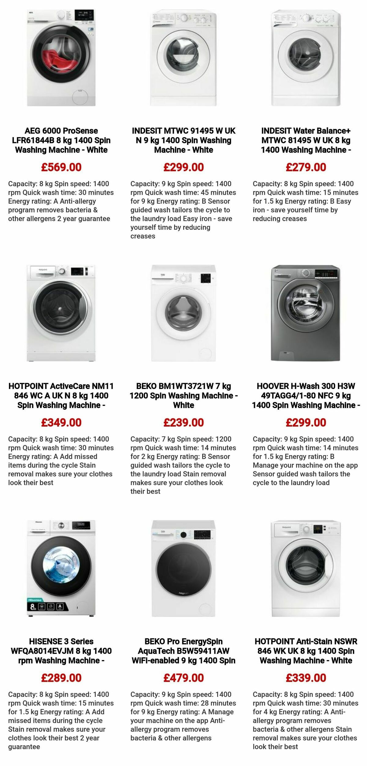 Currys Offers from 5 December