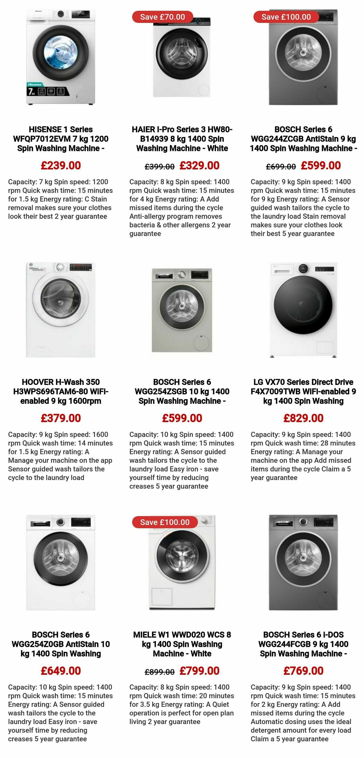 Currys Offers from 5 December