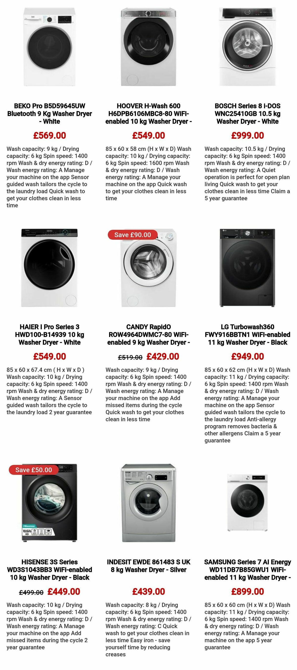 Currys Offers from 5 December