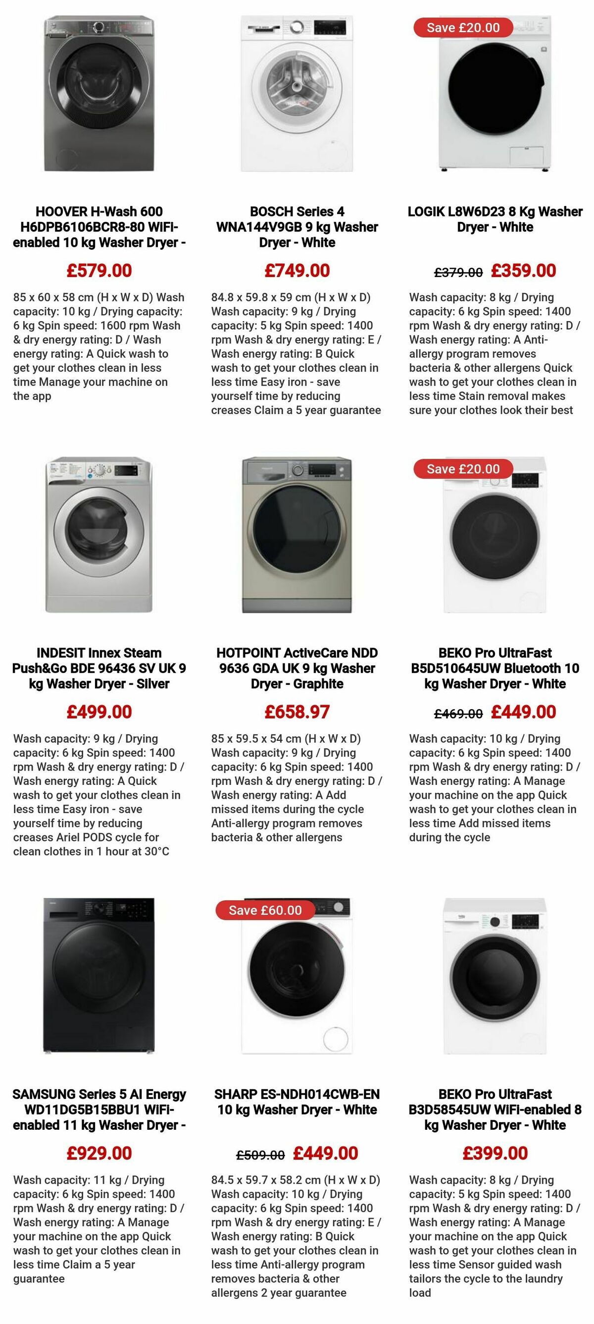 Currys Offers from 5 December