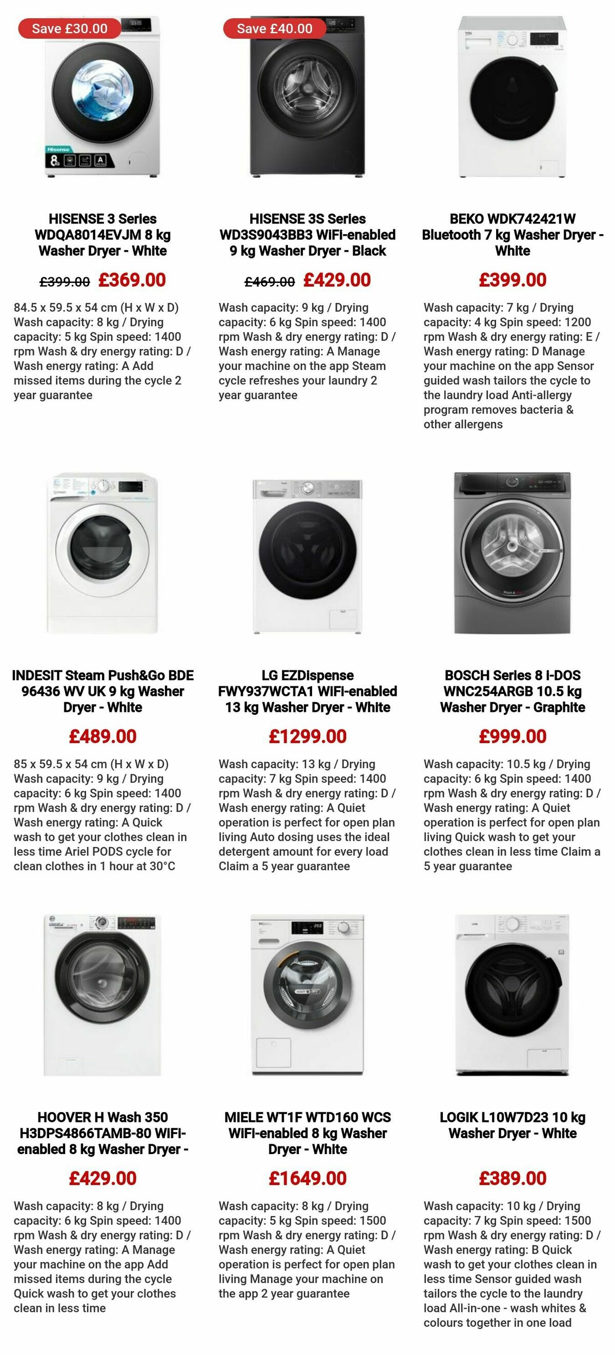 Currys Offers from 5 December