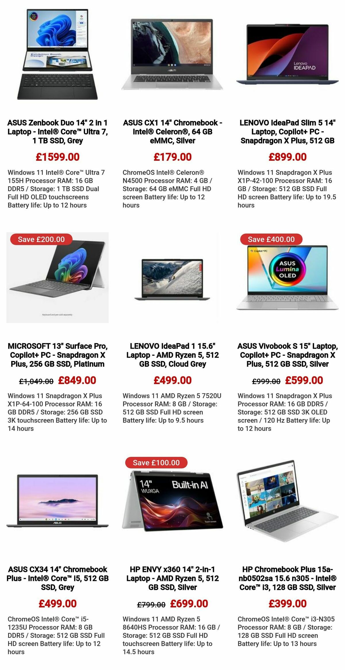 Currys Offers from 5 December