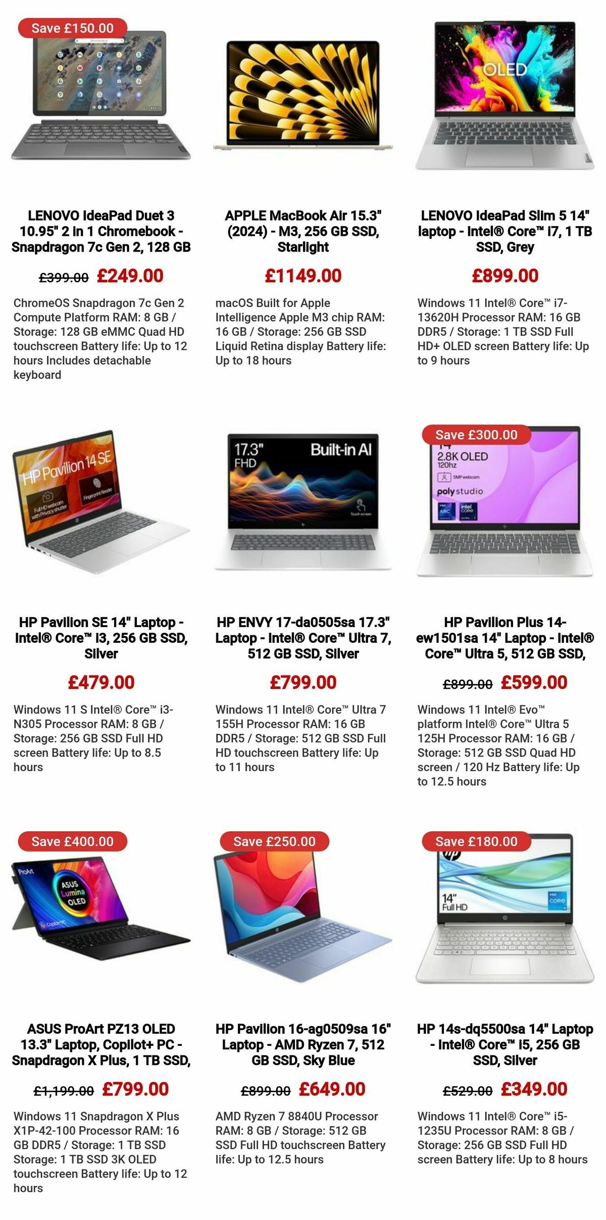 Currys Offers from 5 December