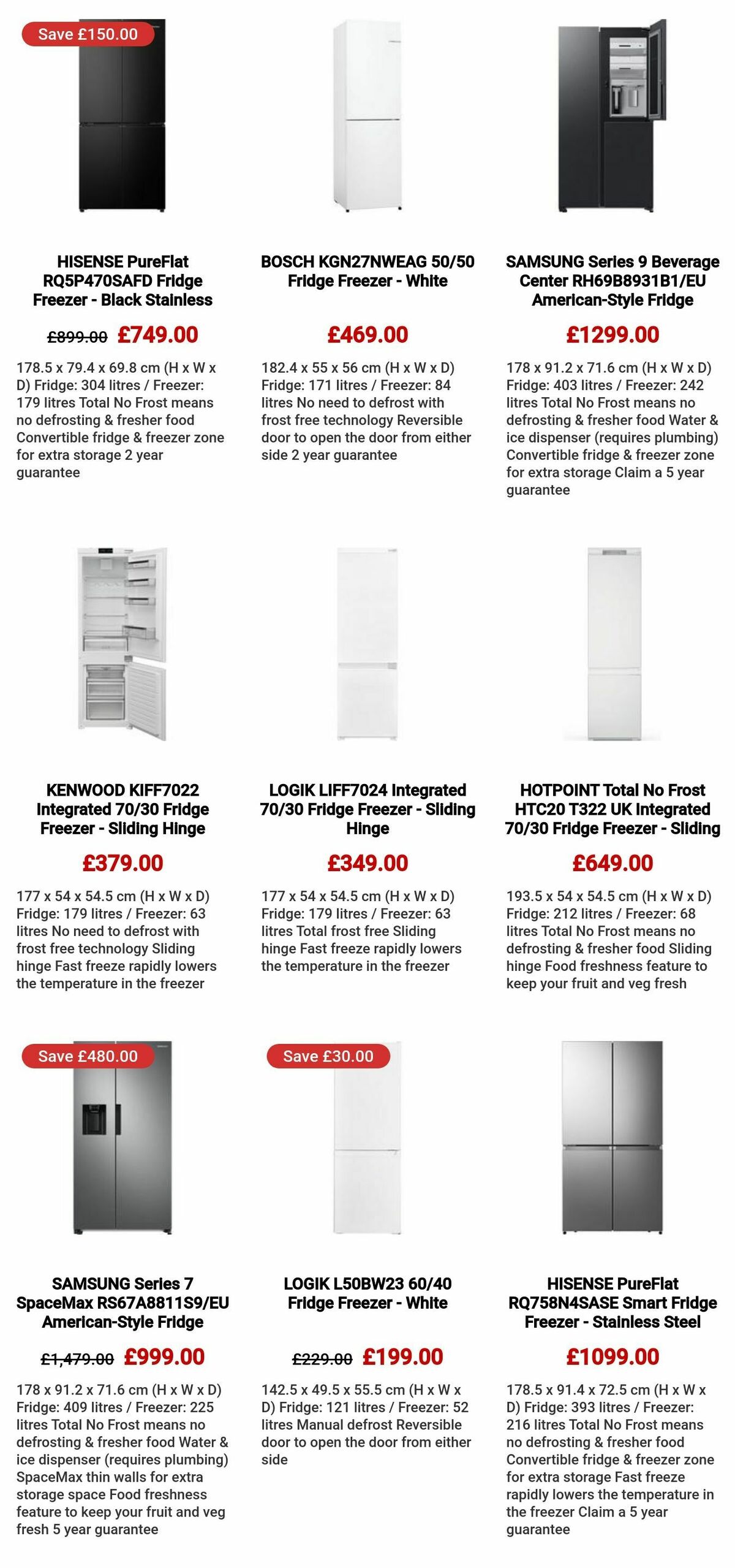 Currys Offers from 5 December