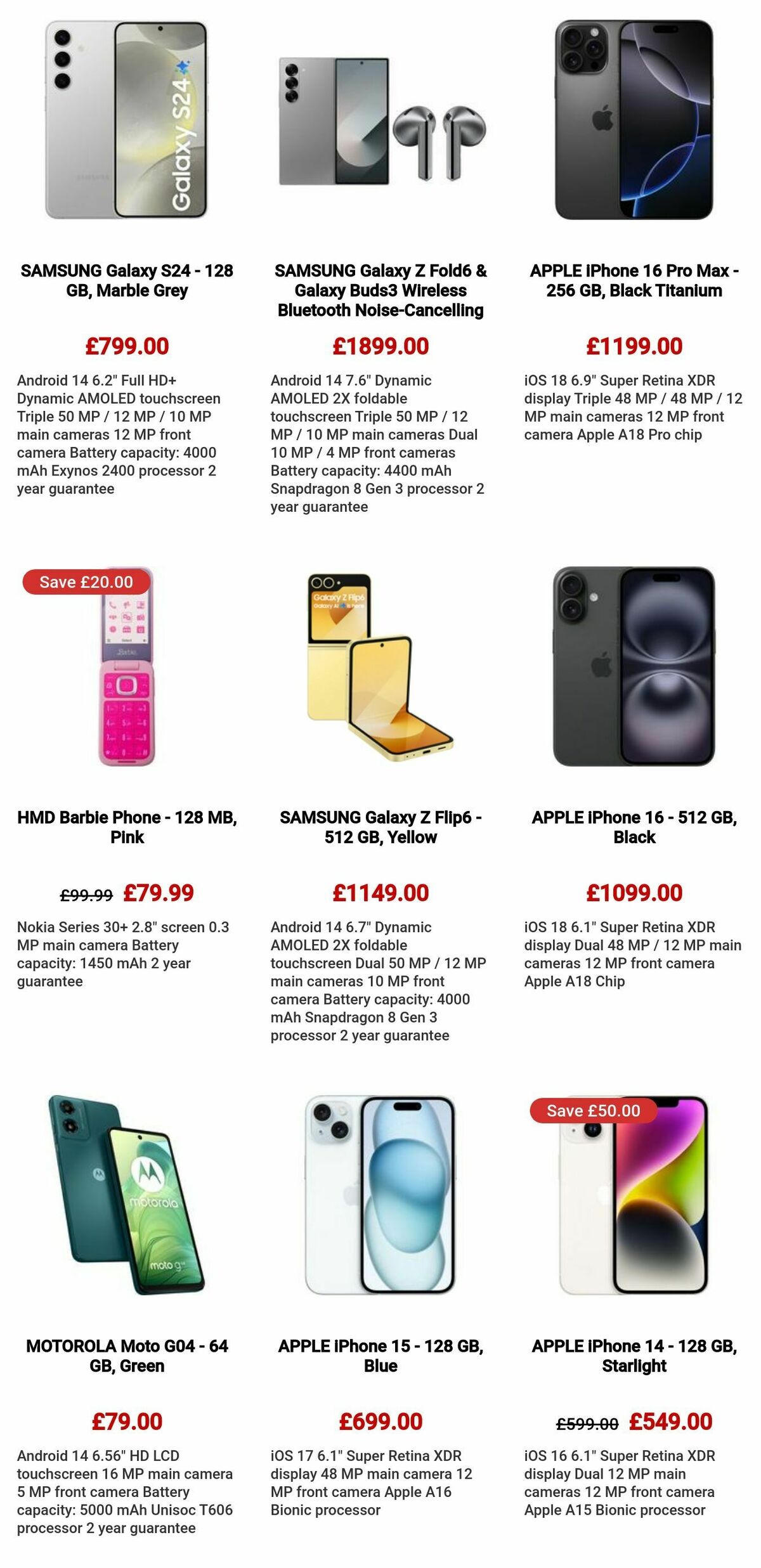 Currys Offers from 5 December