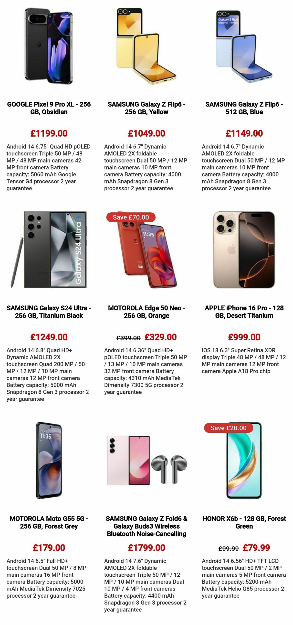 Currys Offers from 5 December