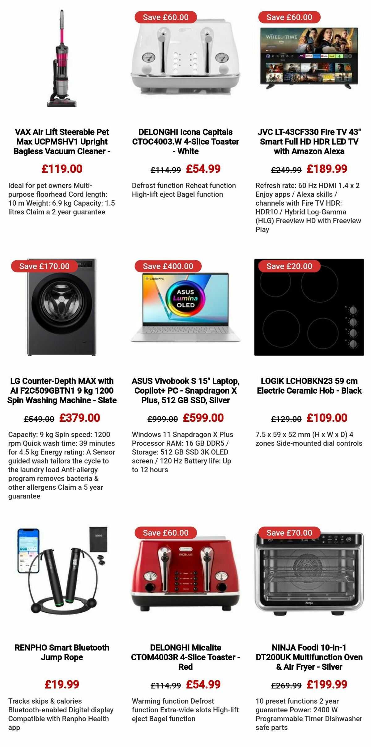 Currys Offers from 1 February