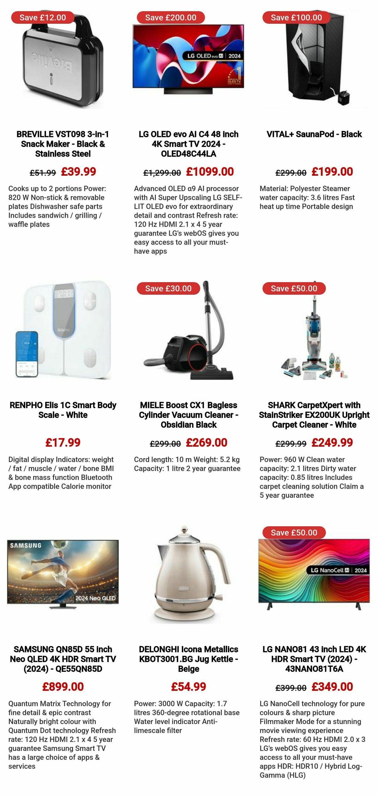 Currys Offers from 1 February