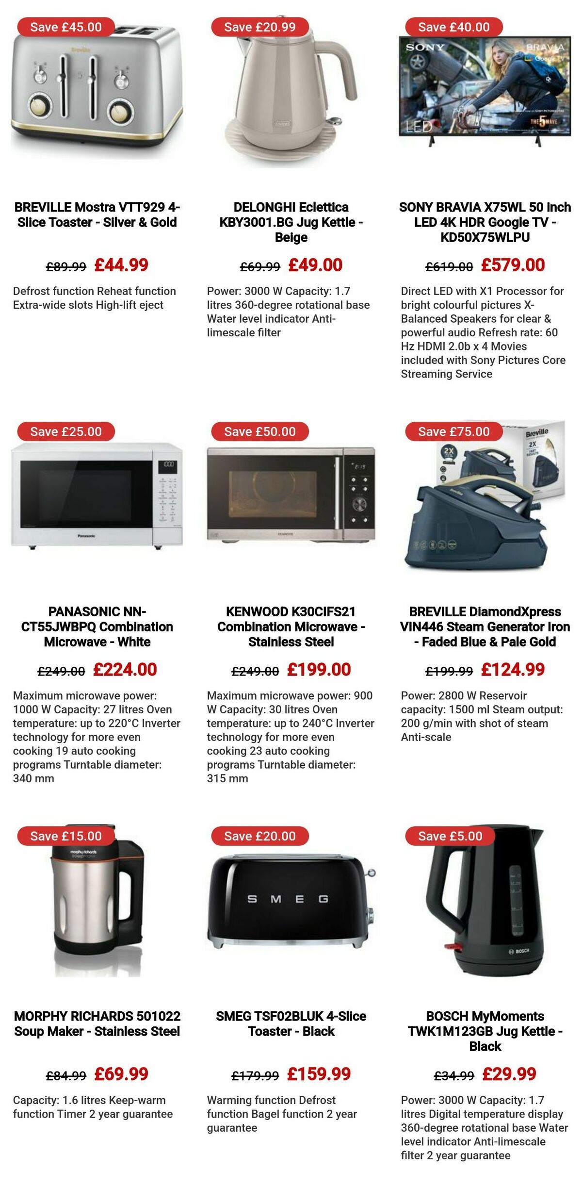Currys Offers from 1 February