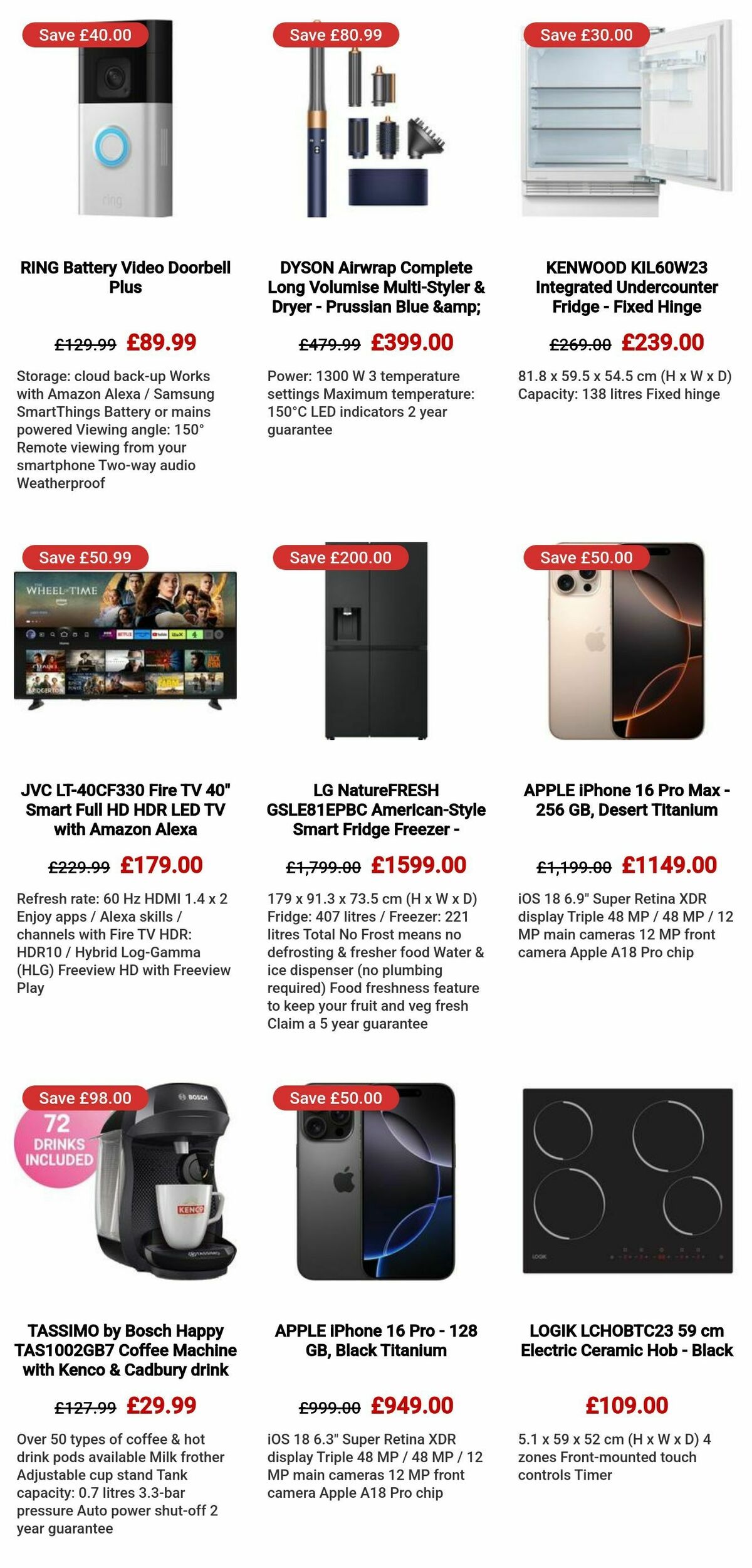 Currys Offers from 1 February