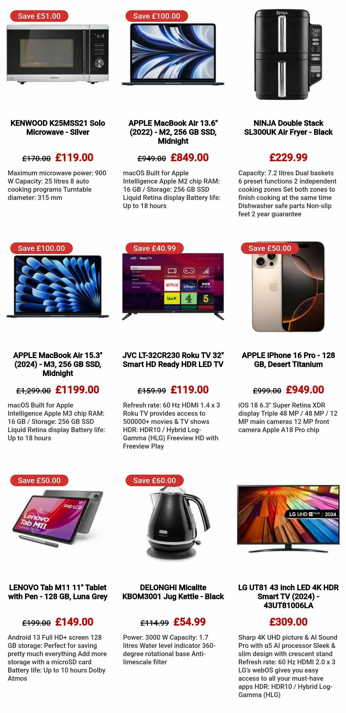 Currys Offers from 1 February
