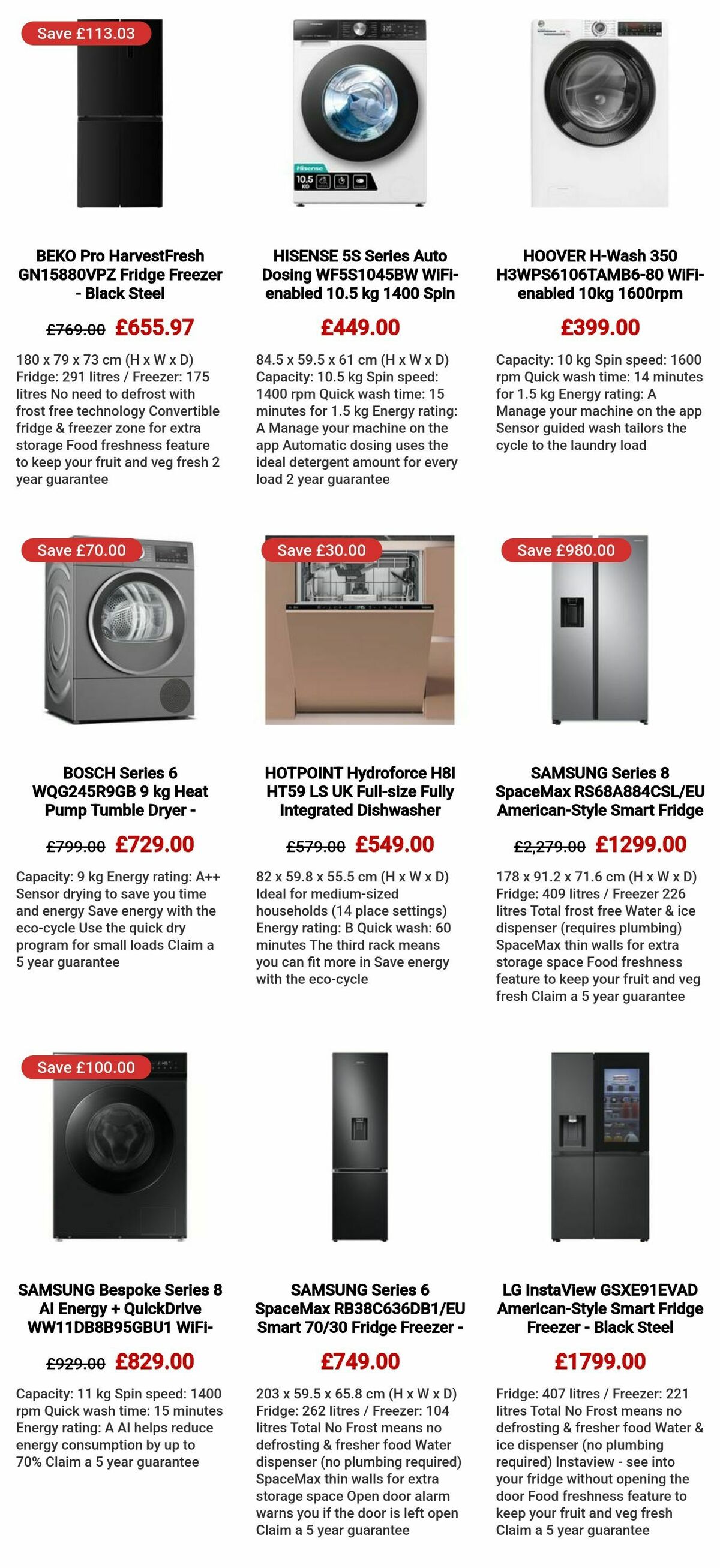 Currys Offers from 14 February