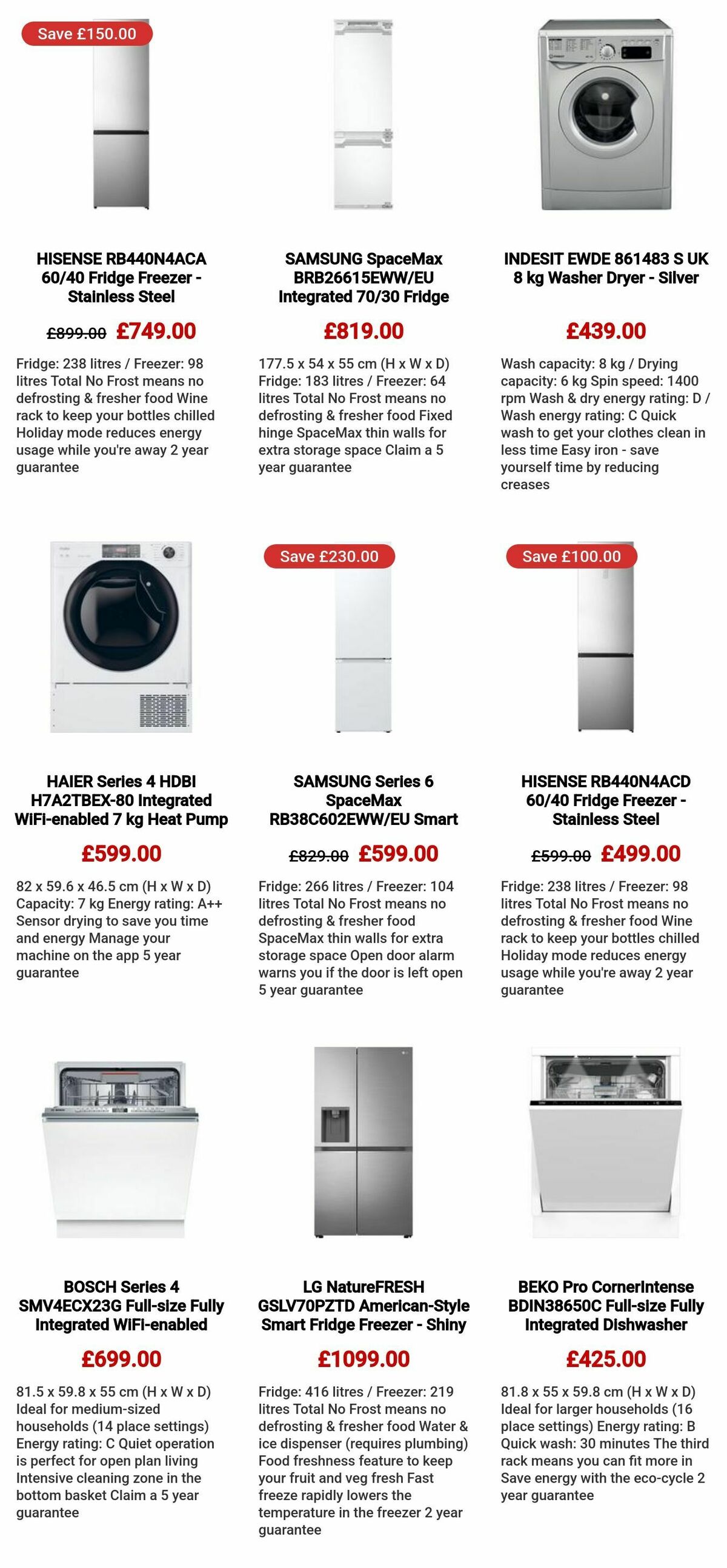 Currys Offers from 14 February