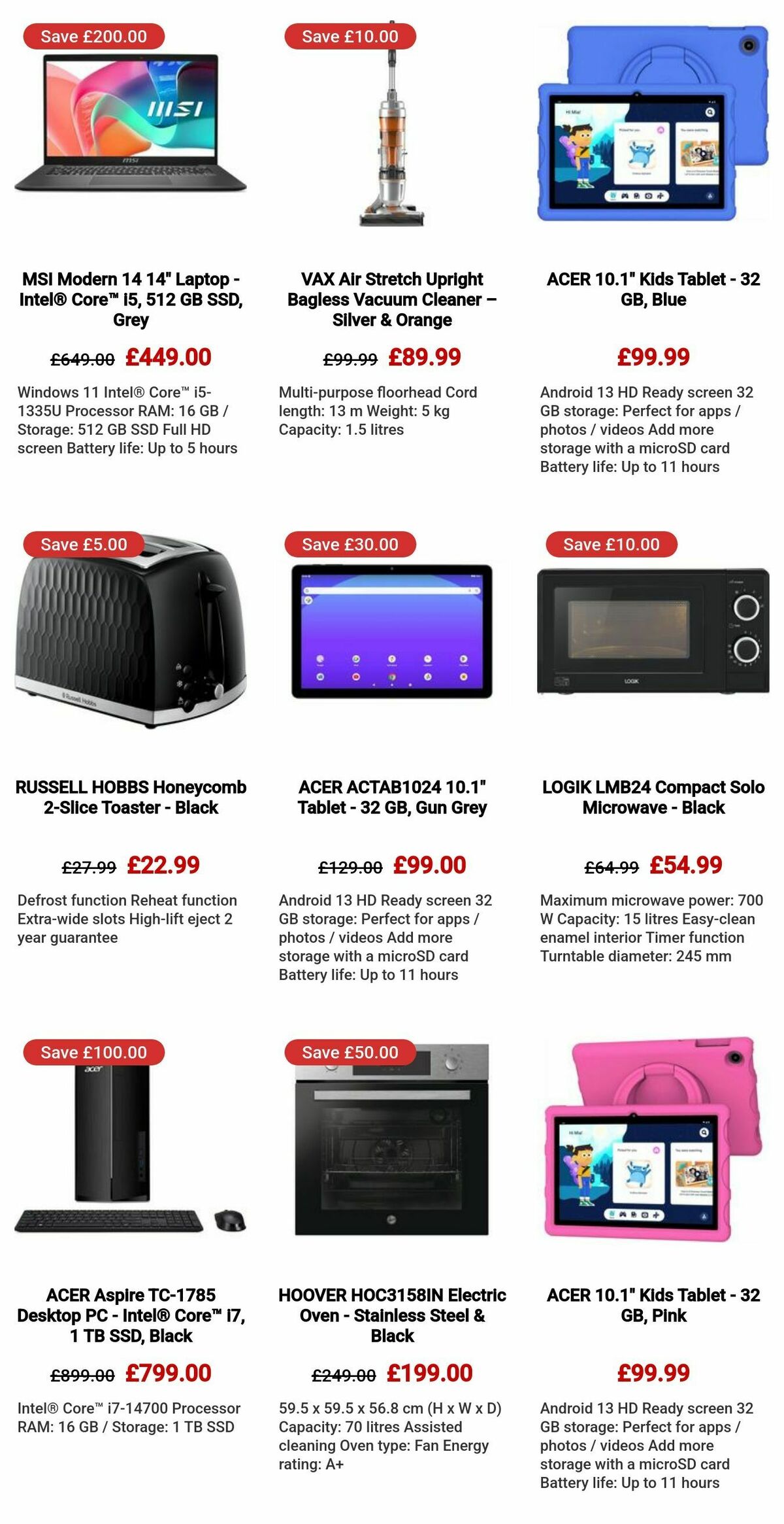 Currys Offers from 28 February