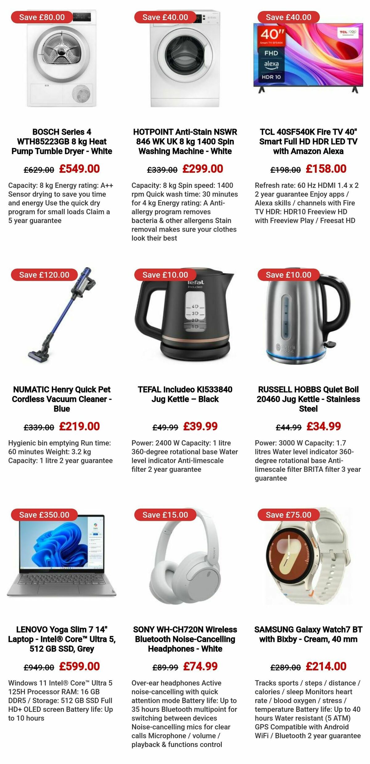 Currys Offers from 28 February