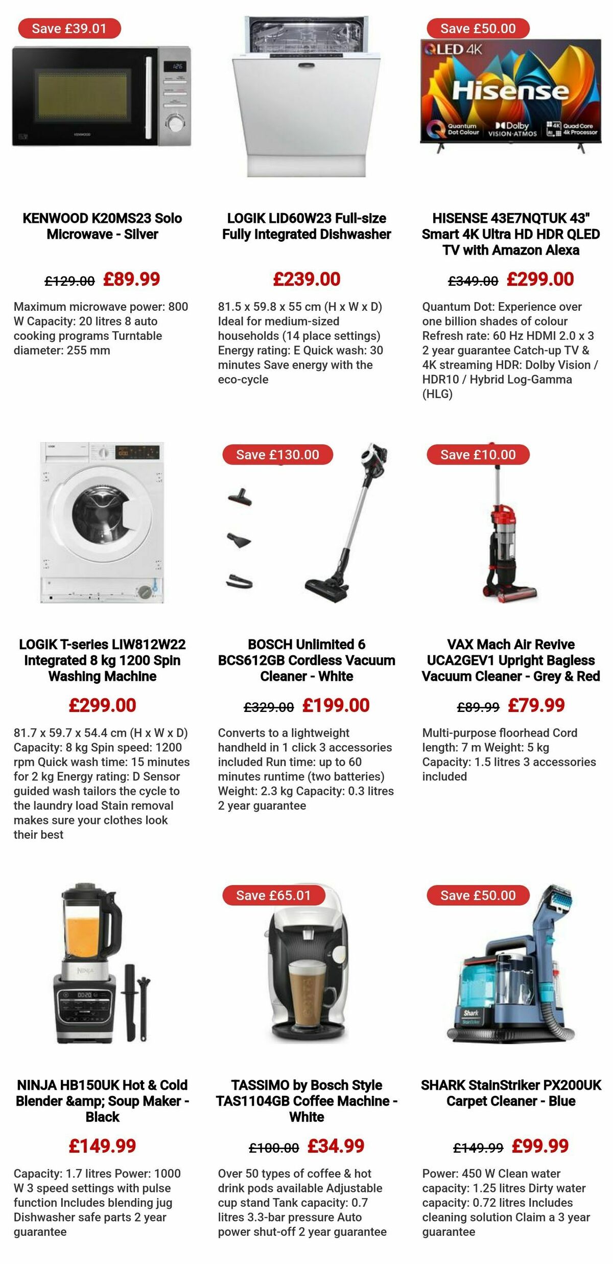 Currys Offers from 28 February