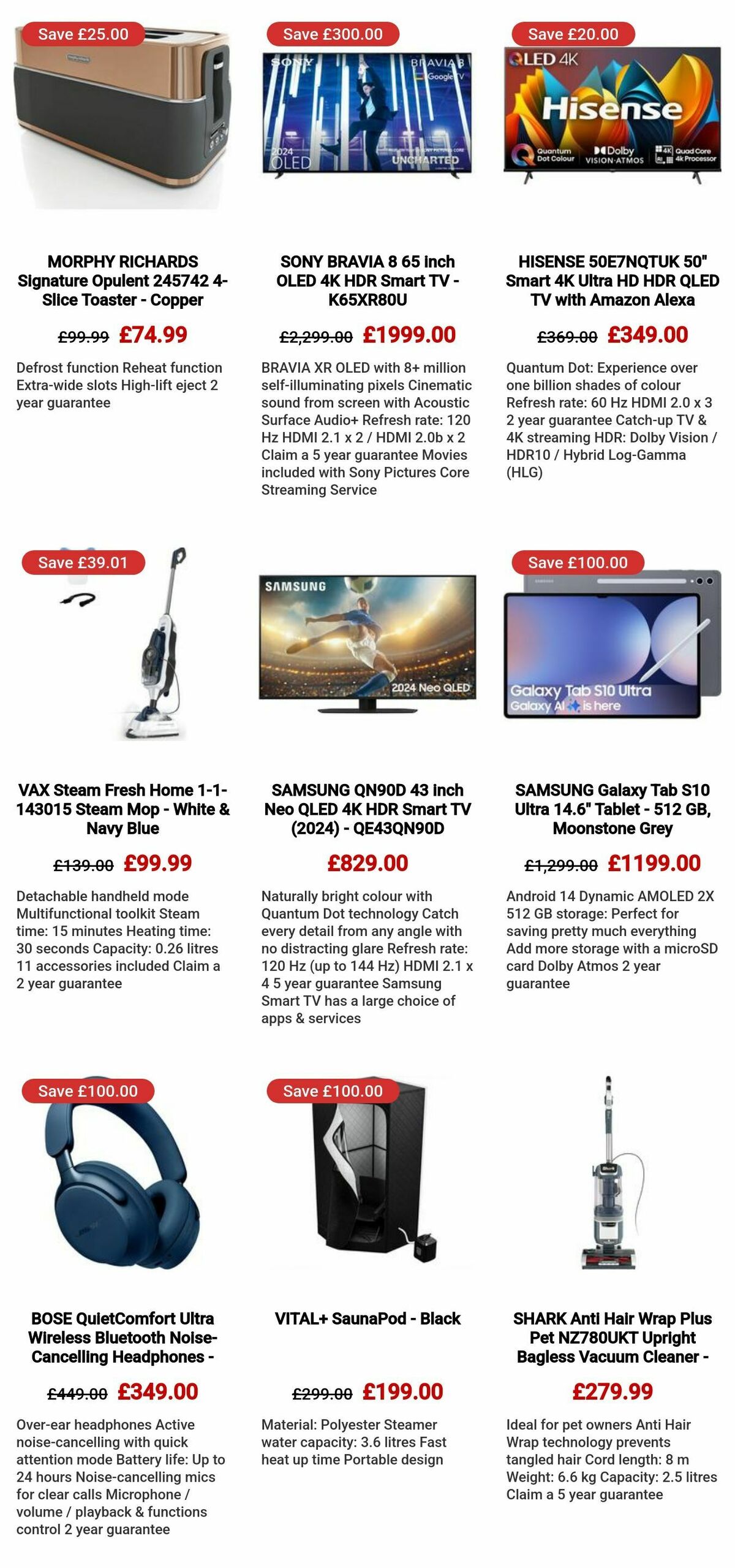 Currys Offers from 28 February