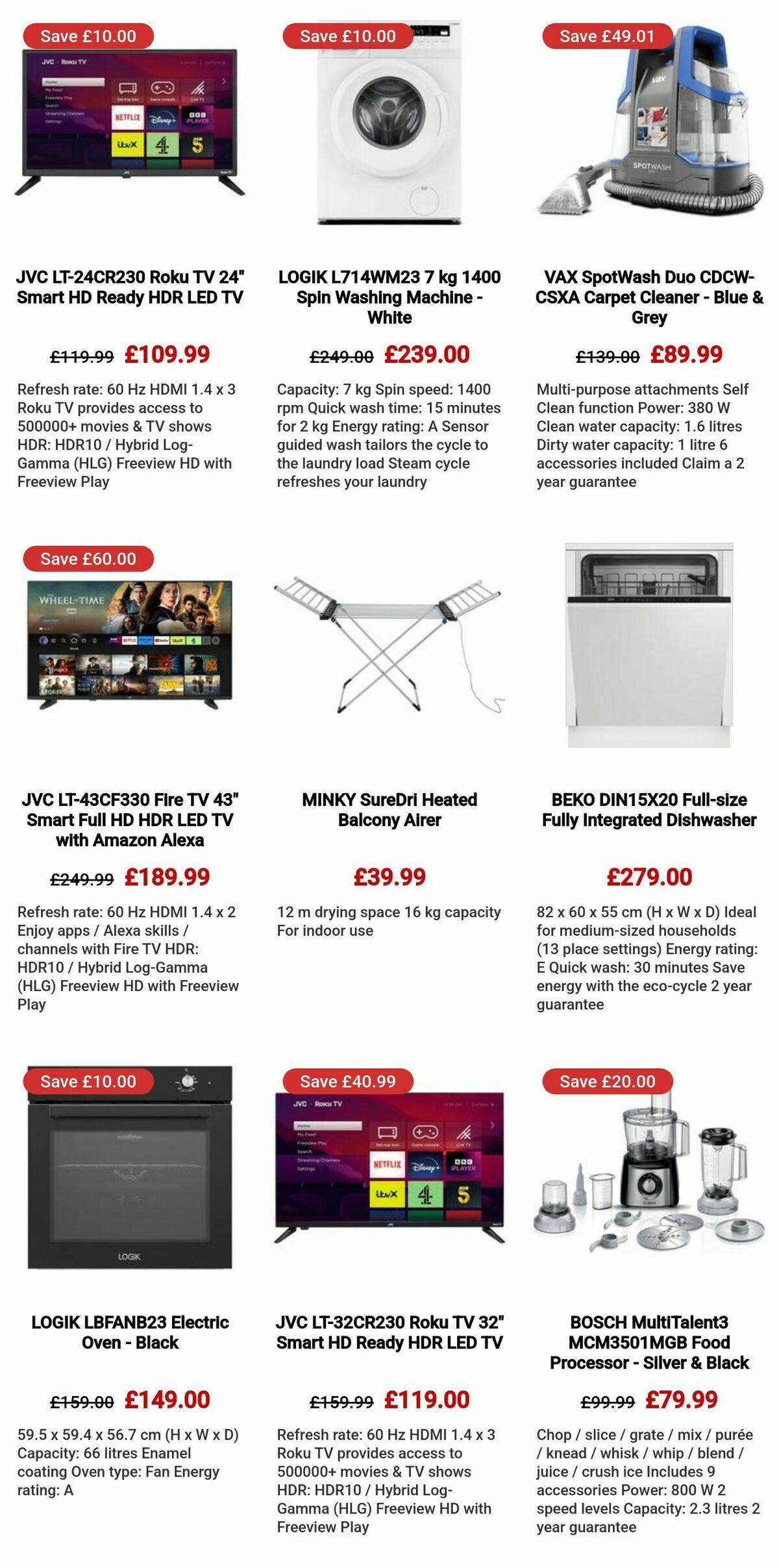 Currys Offers from 28 February