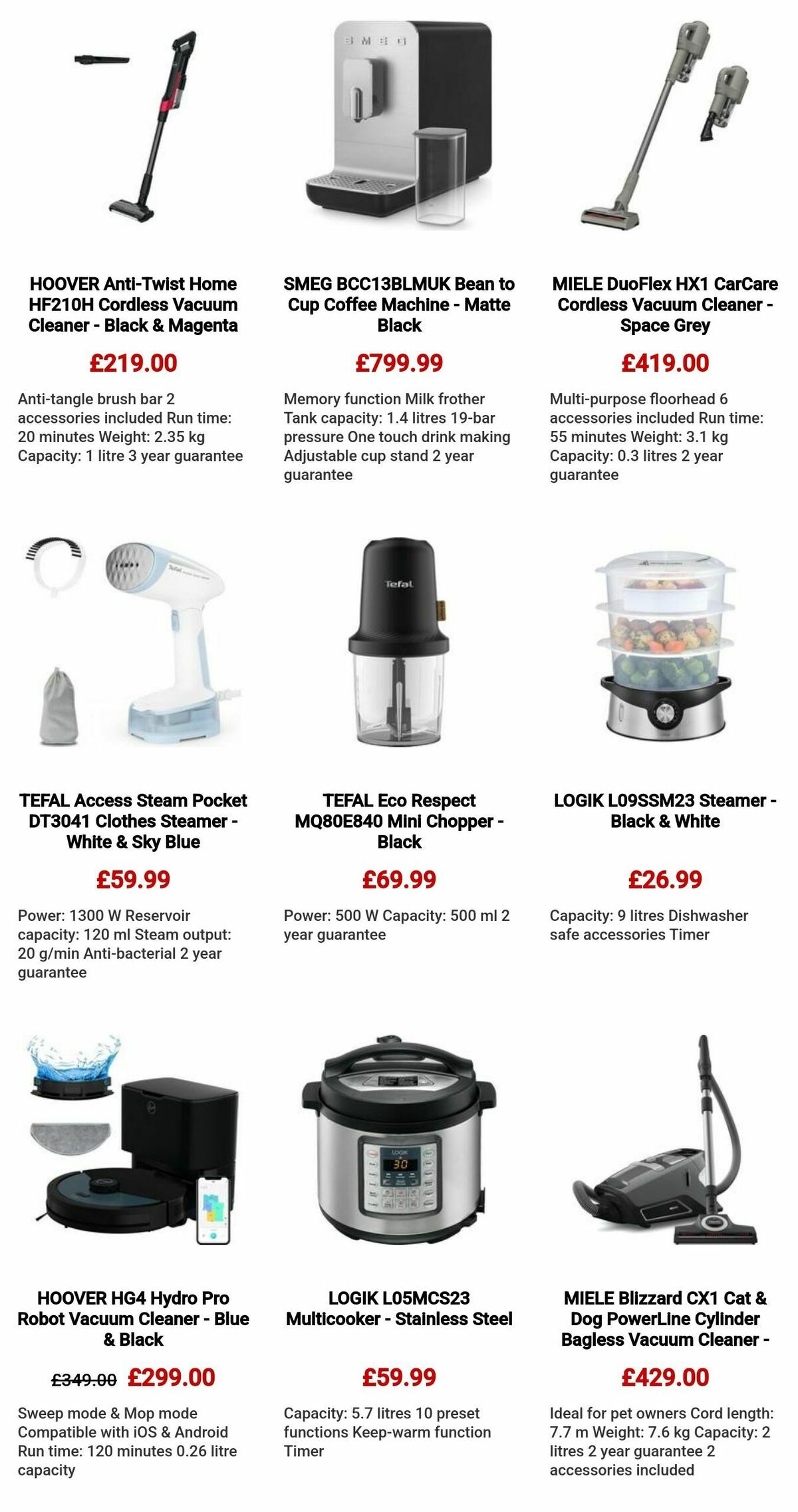 Currys Offers from 14 March