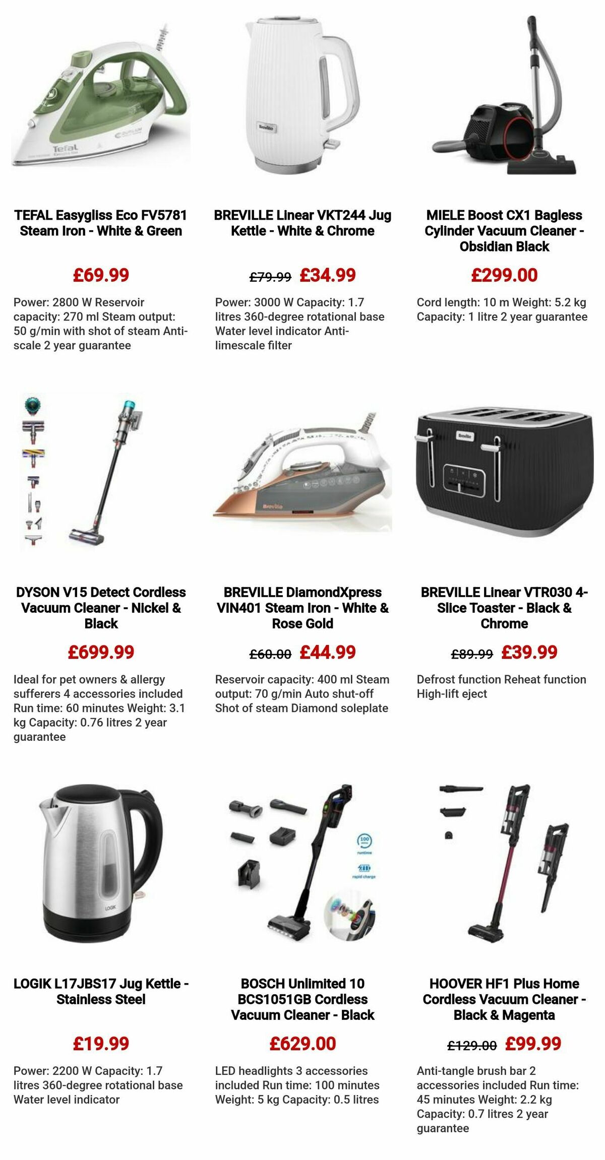 Currys Offers from 14 March