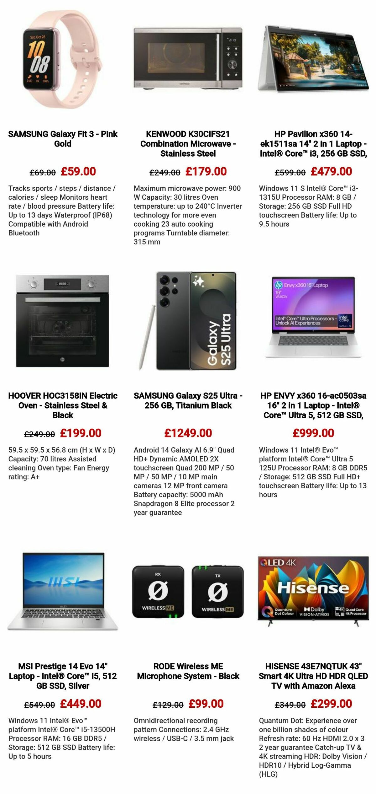 Currys Offers from 28 March