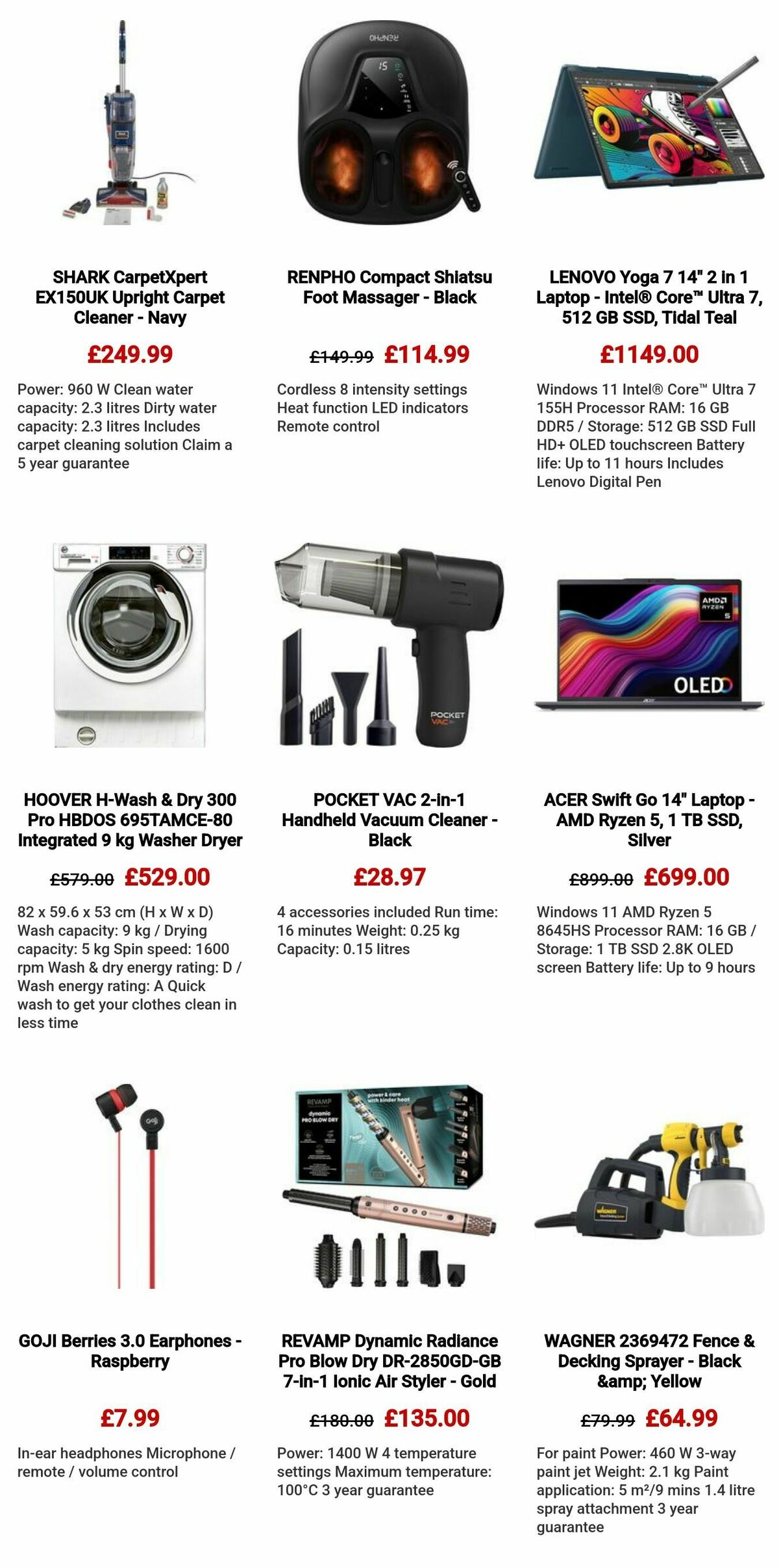 Currys Offers from 28 March