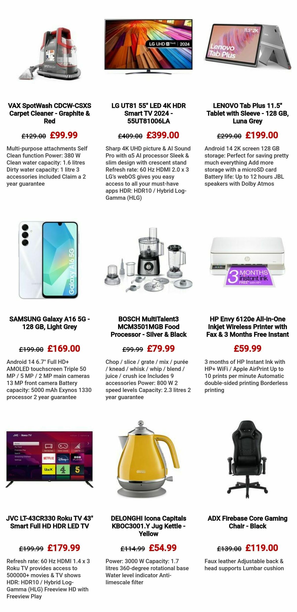 Currys Offers from 11 April