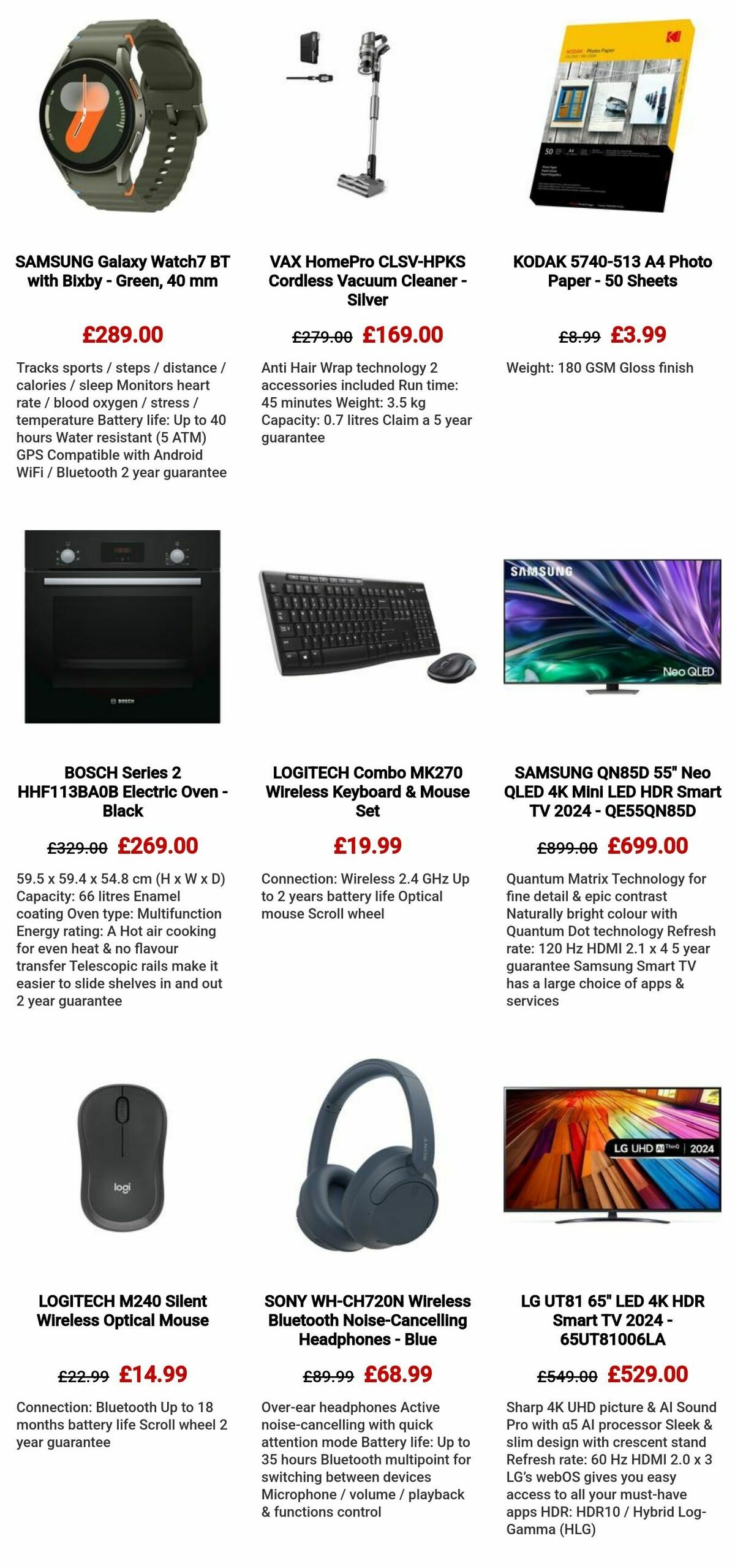 Currys Offers from 11 April