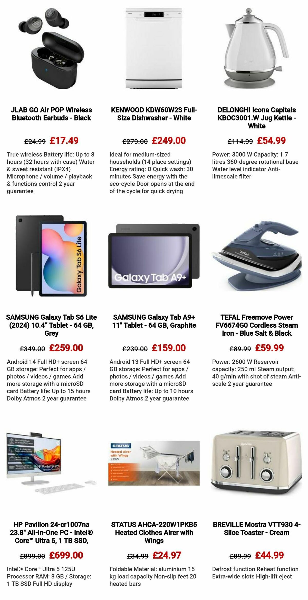 Currys Offers from 11 April