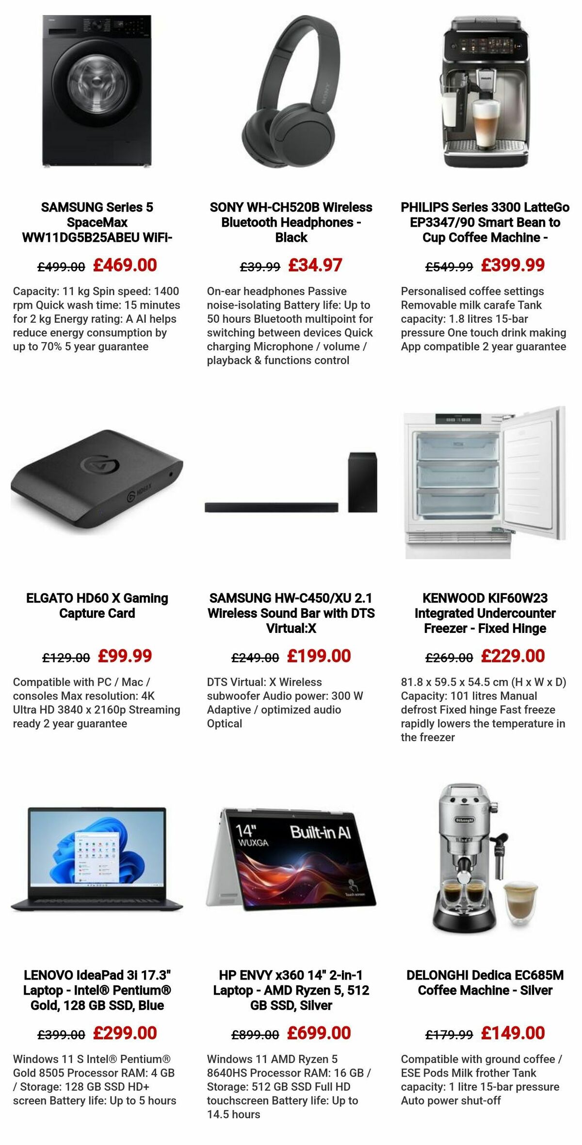 Currys Offers from 11 April