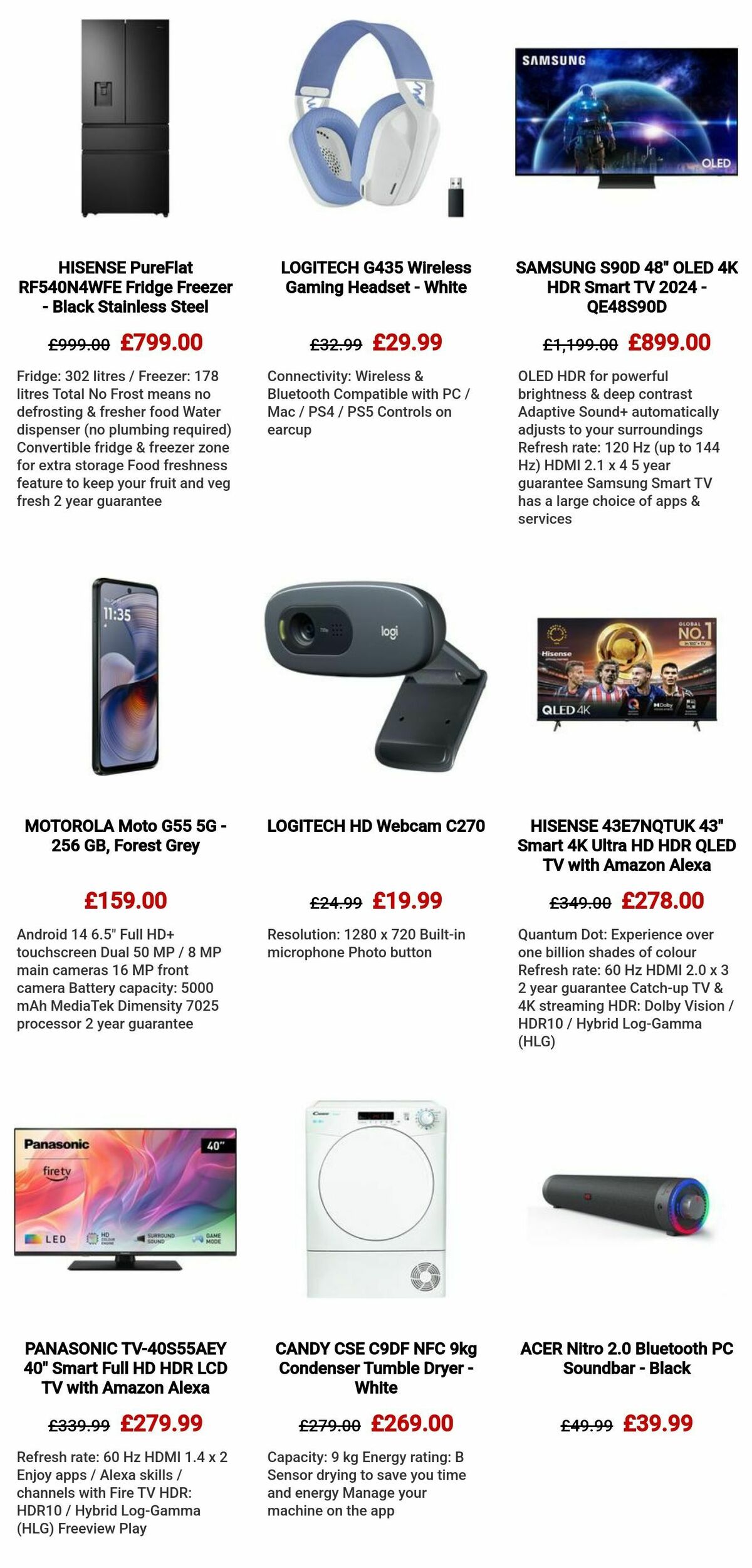 Currys Offers from 11 April