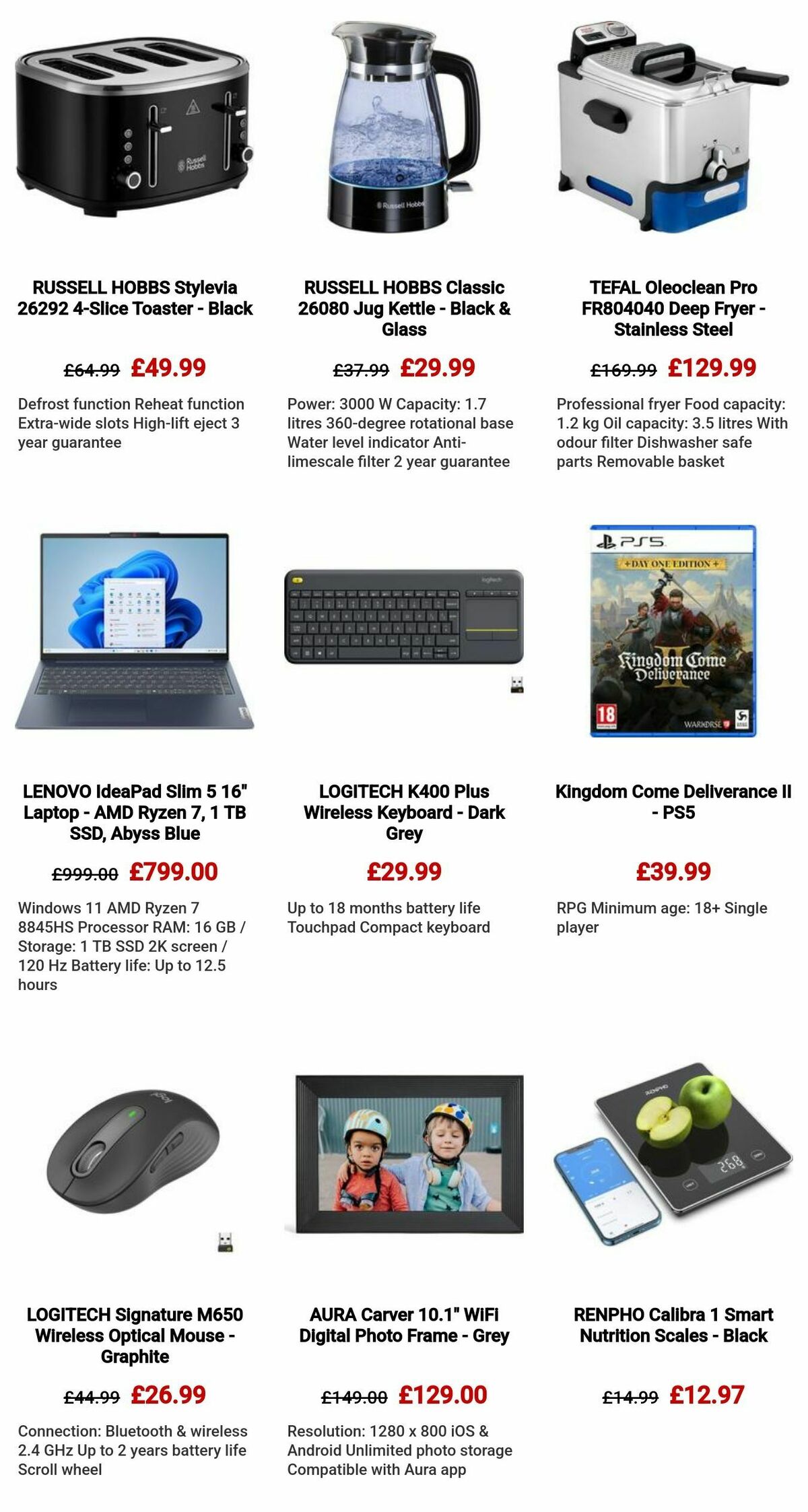 Currys Offers from 11 April