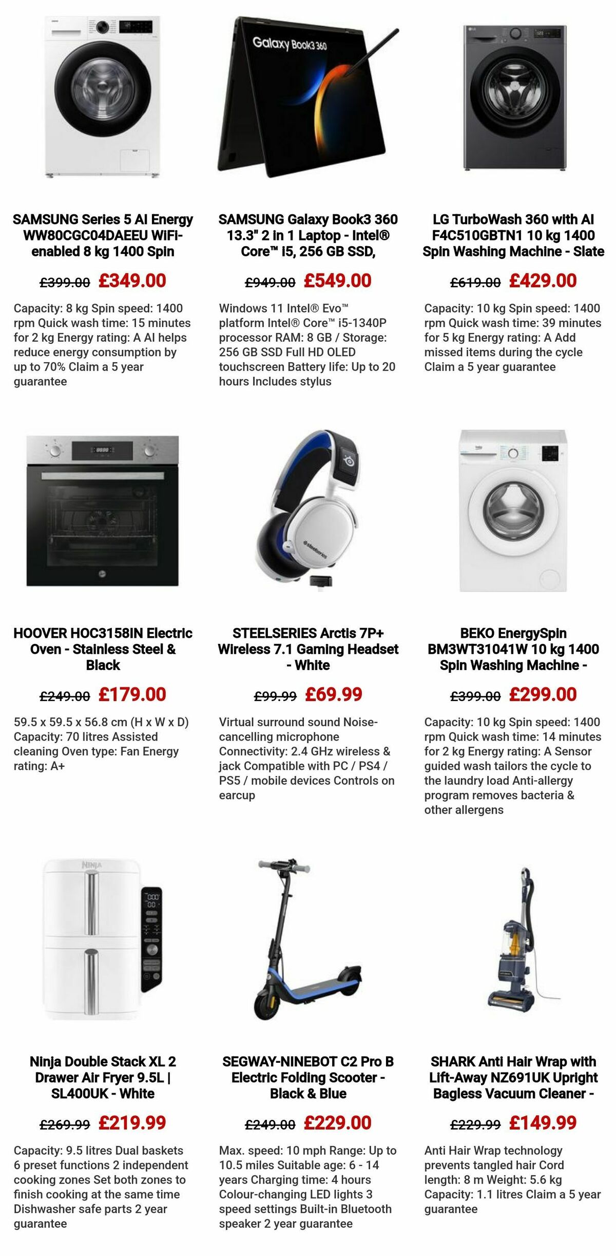 Currys Offers from 11 April