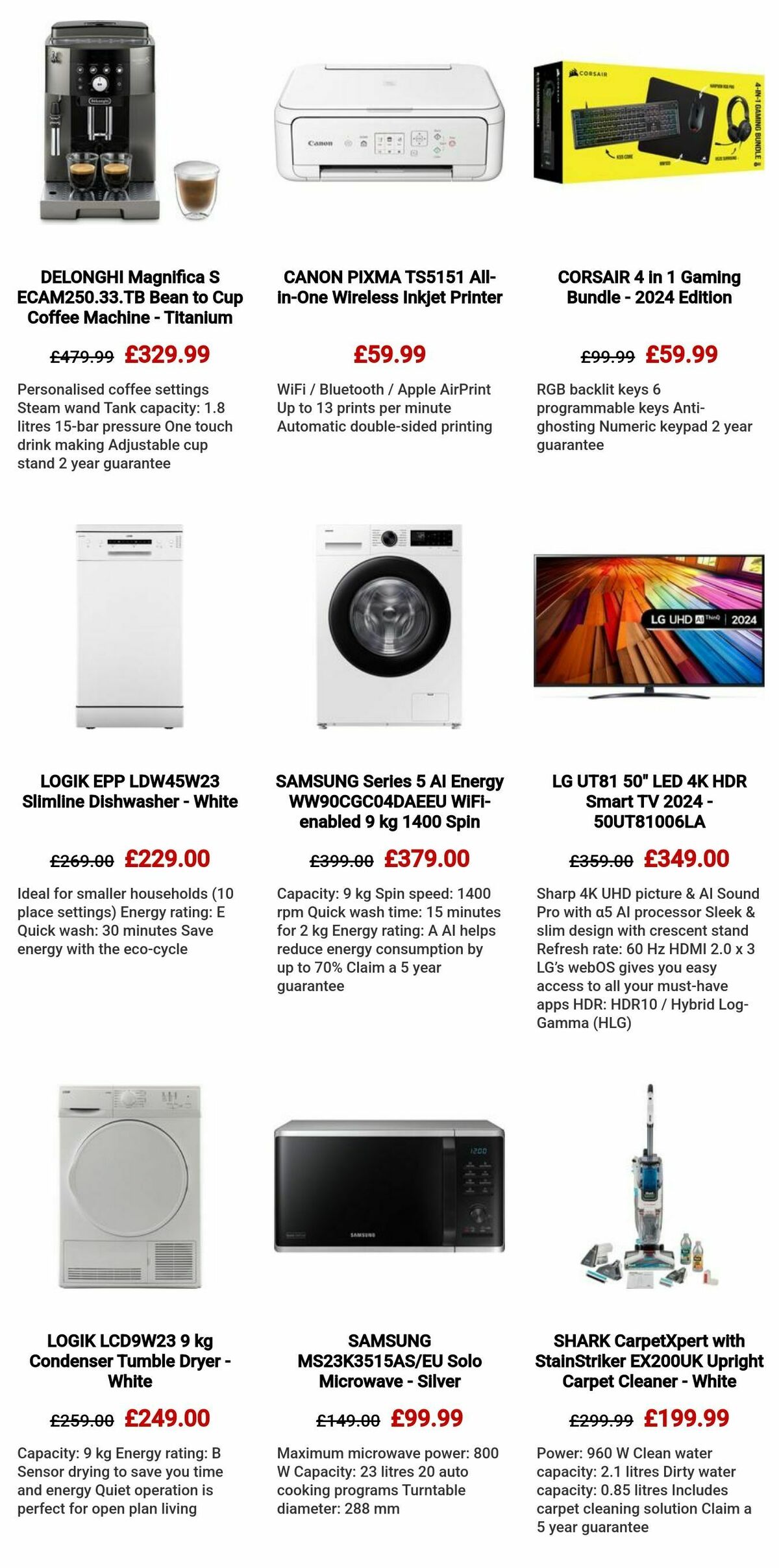 Currys Offers from 11 April