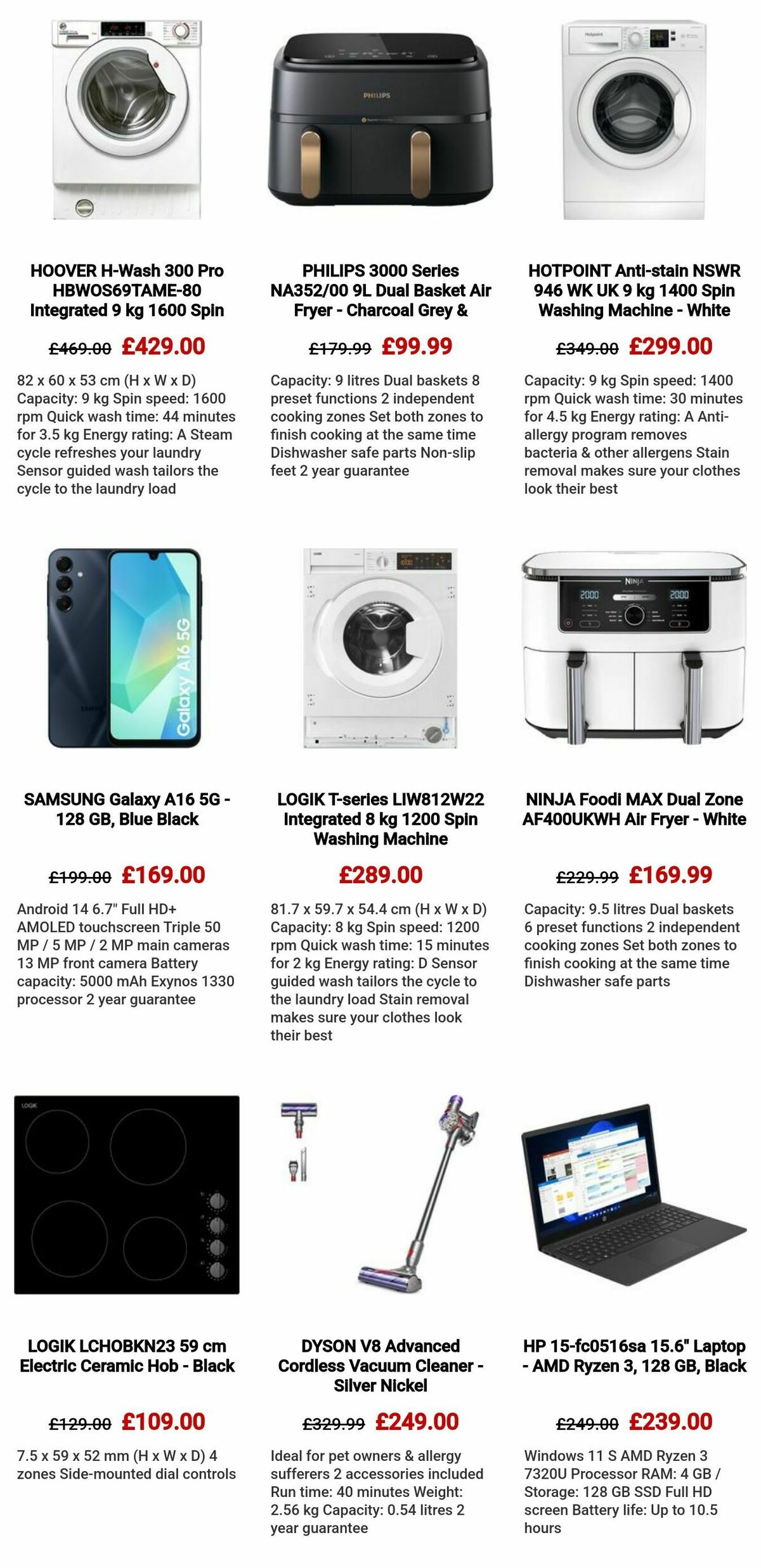 Currys Offers from 11 April
