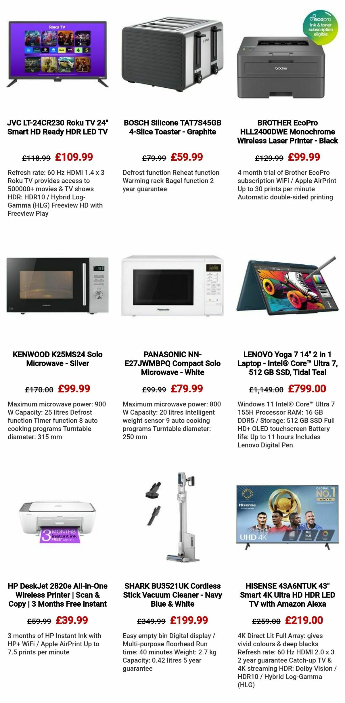 Currys Offers from 11 April