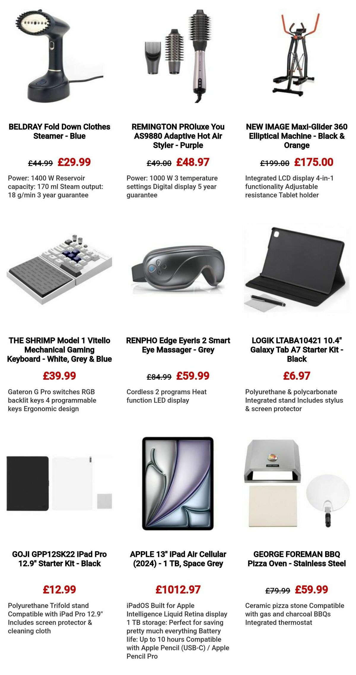 Currys Offers from 29 April