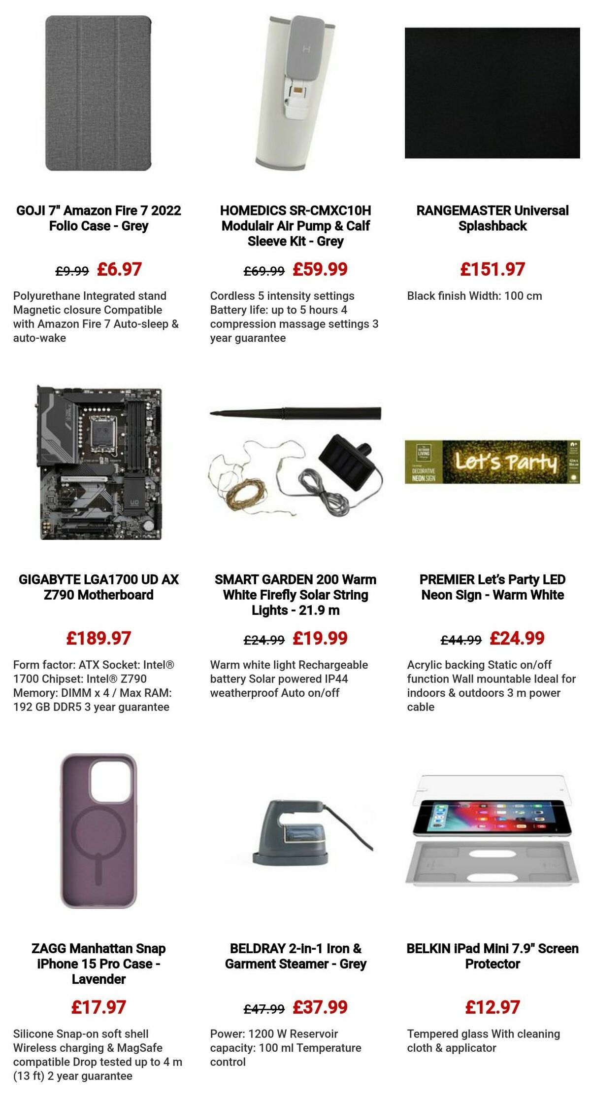 Currys Offers from 29 April