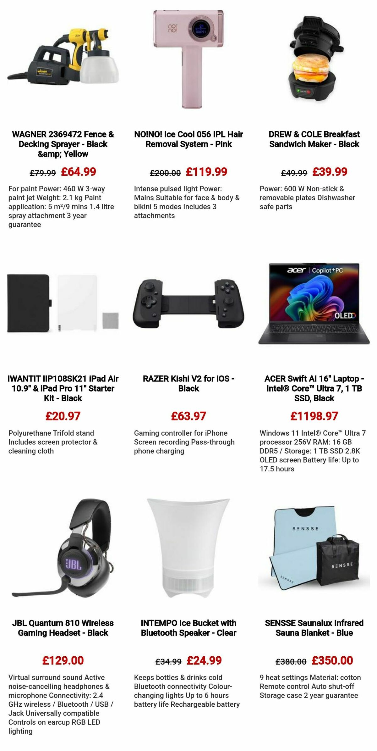 Currys Offers from 29 April