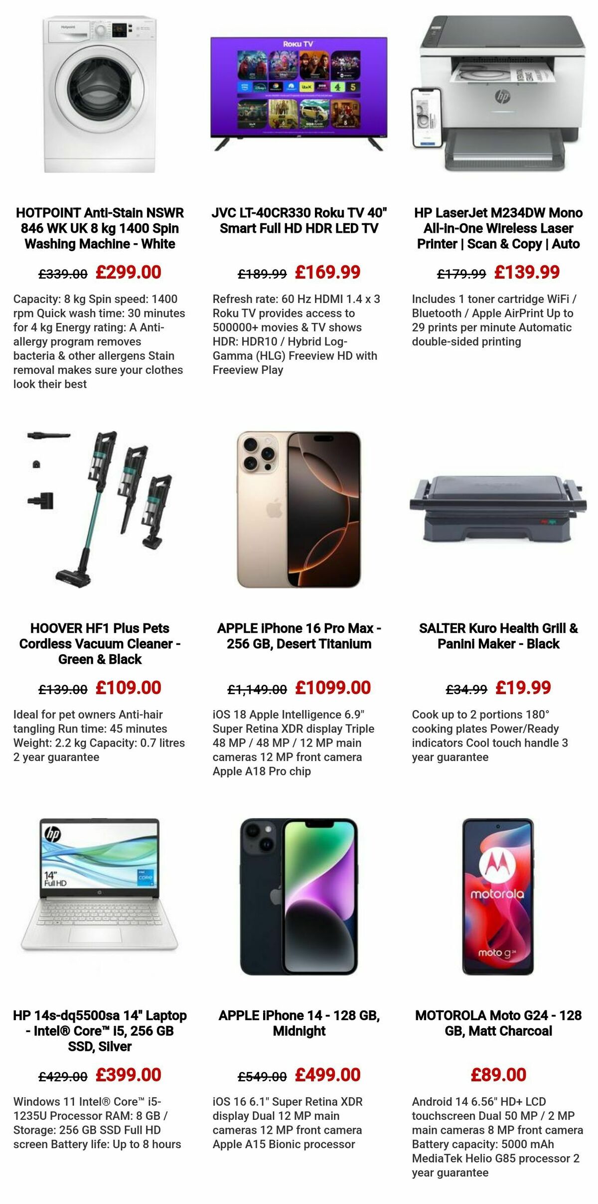 Currys Offers from 15 May